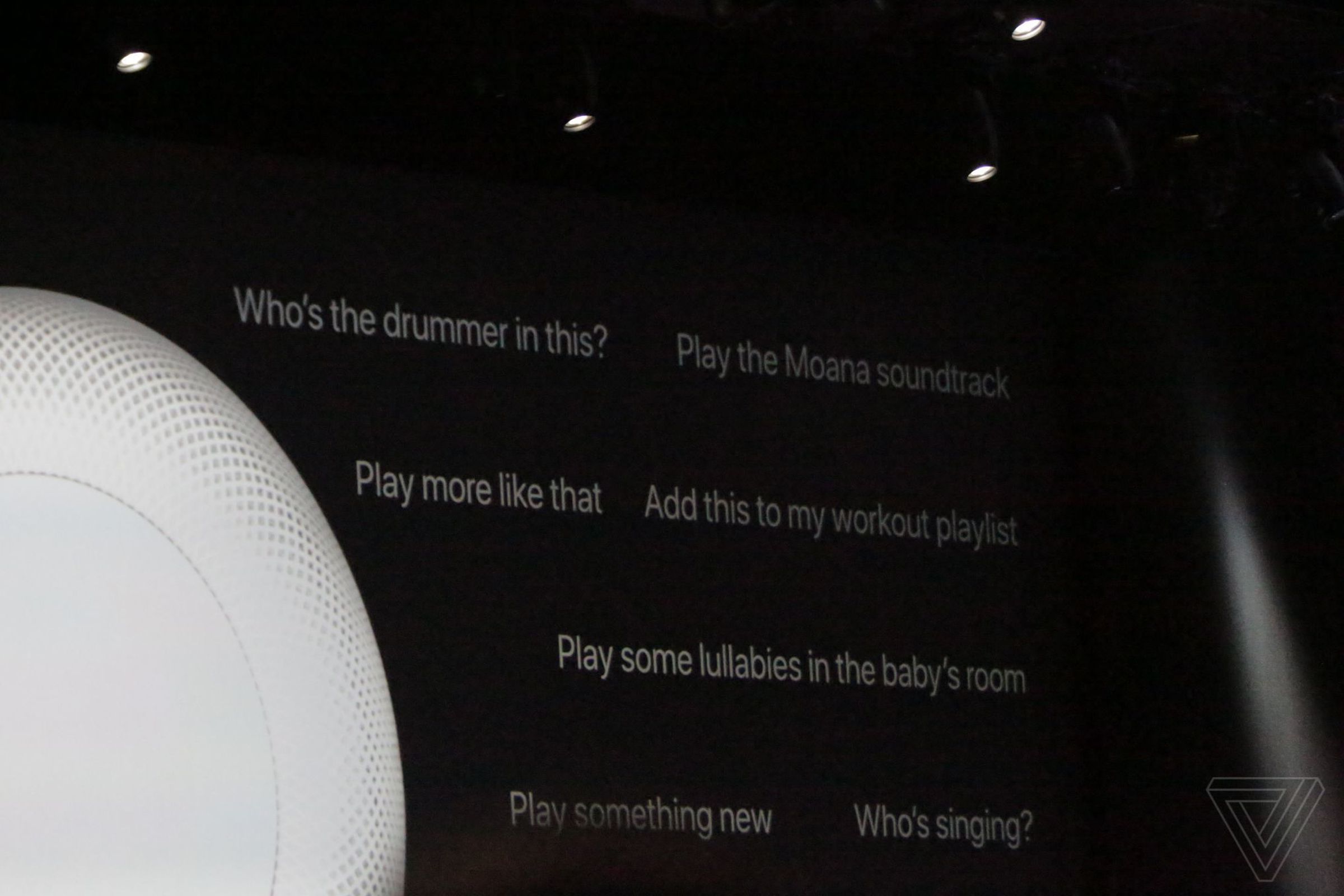 Some of the HomePod commands, like asking Siri to identify the drummer in a song, seem out of the digital assistant’s current reach. 