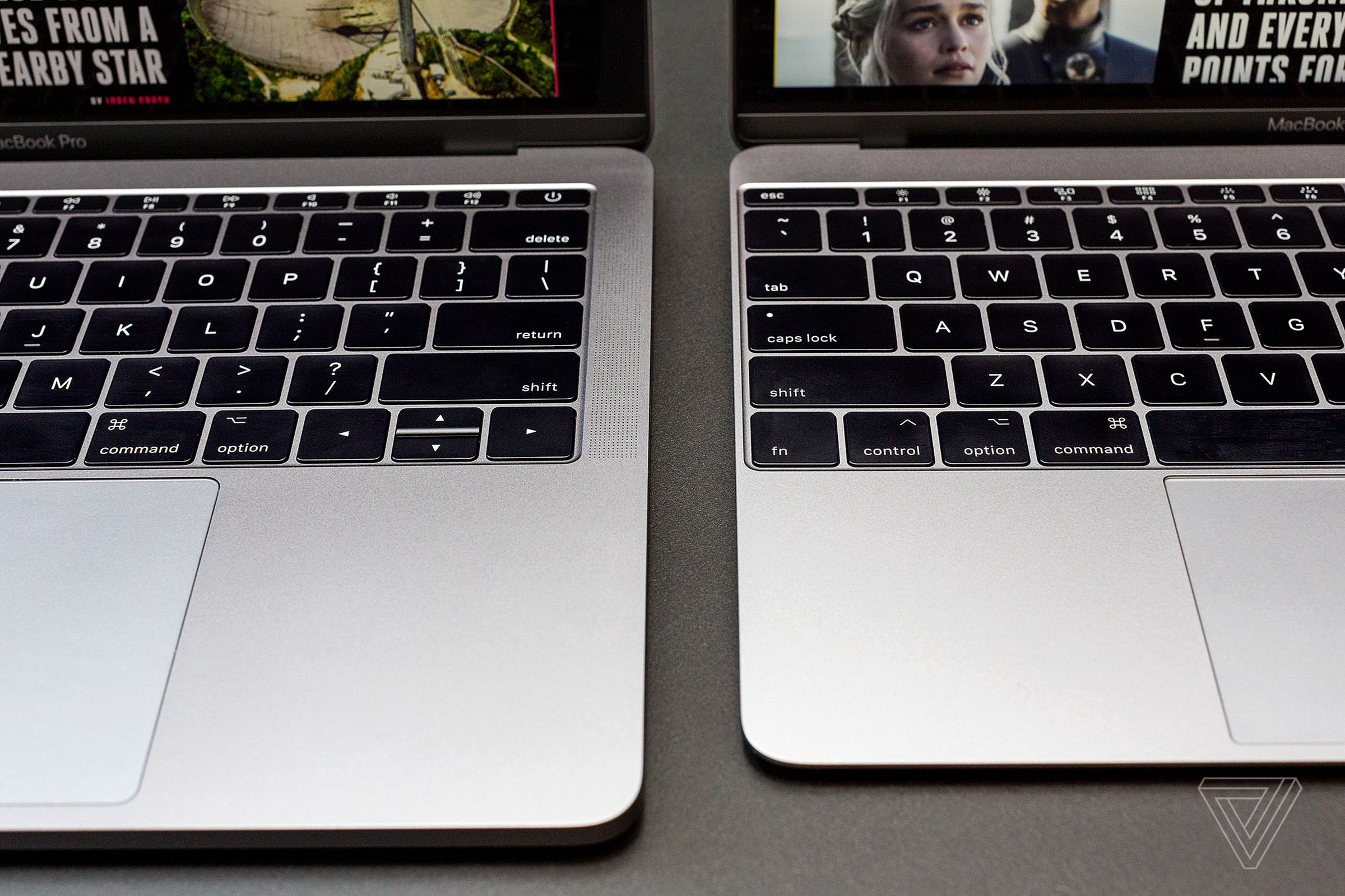 MacBook and MacBook Pro 2017 keyboards