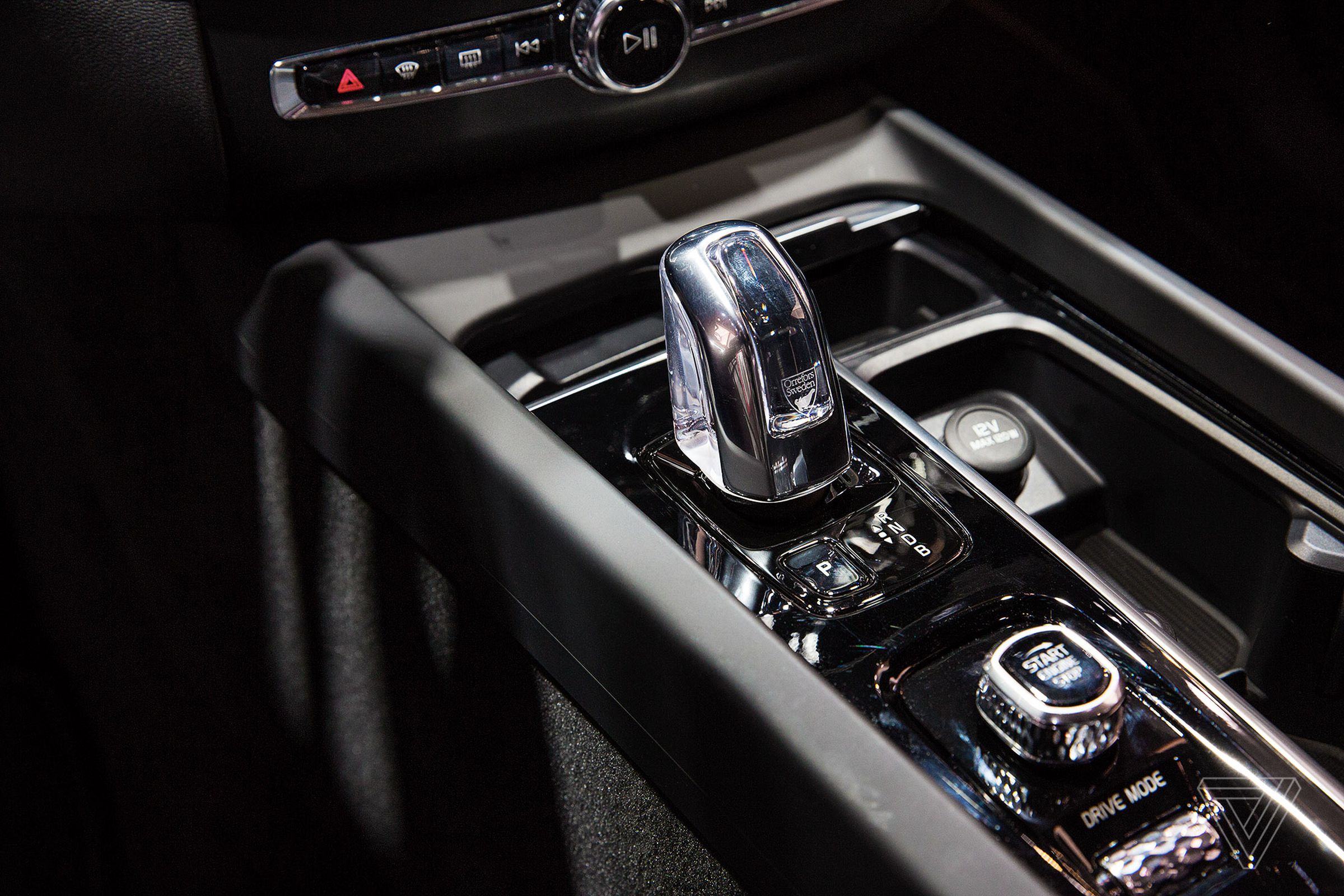 The award for most creative treatment of a gear shifter goes to the Volvo XC60, which is made of crystal glass.