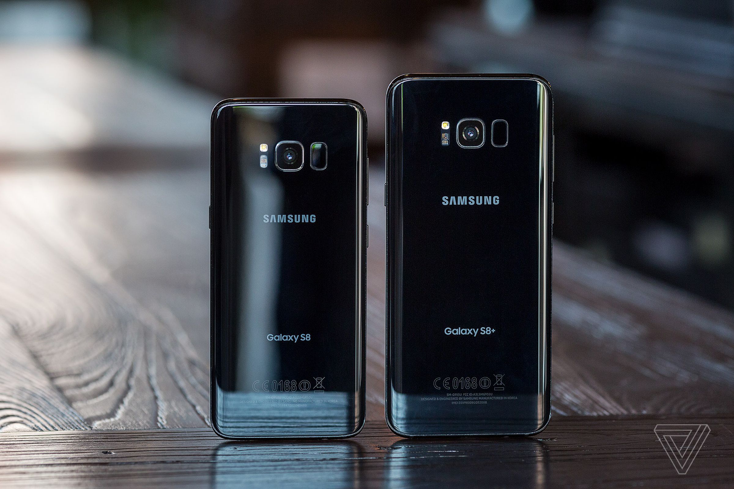 Samsung Galaxy S8 and Galaxy S8 Plus rear view