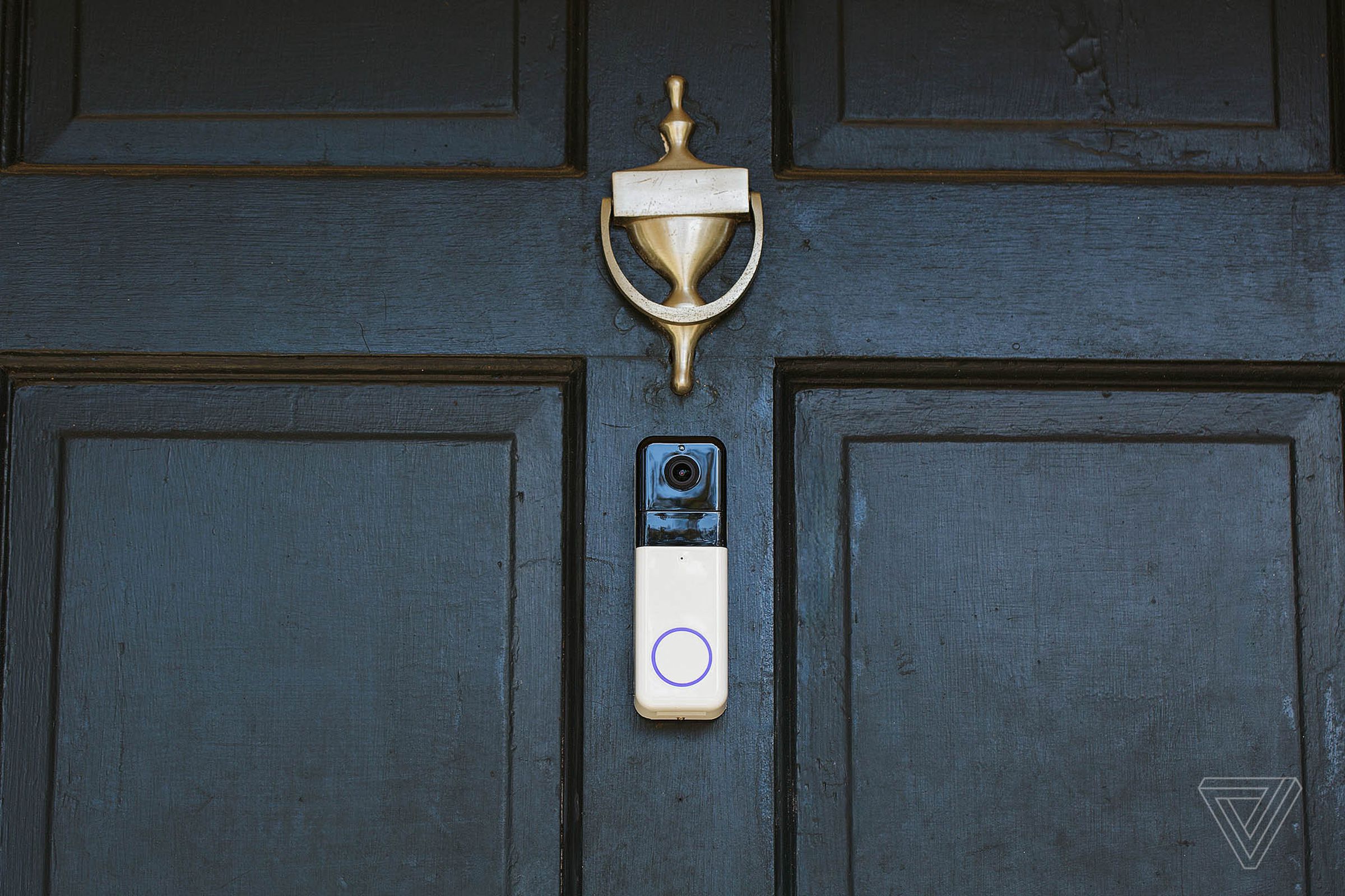 The Wyze Video Doorbell Pro is a doorbell camera that can be battery-powered or wired to existing doorbell wiring.