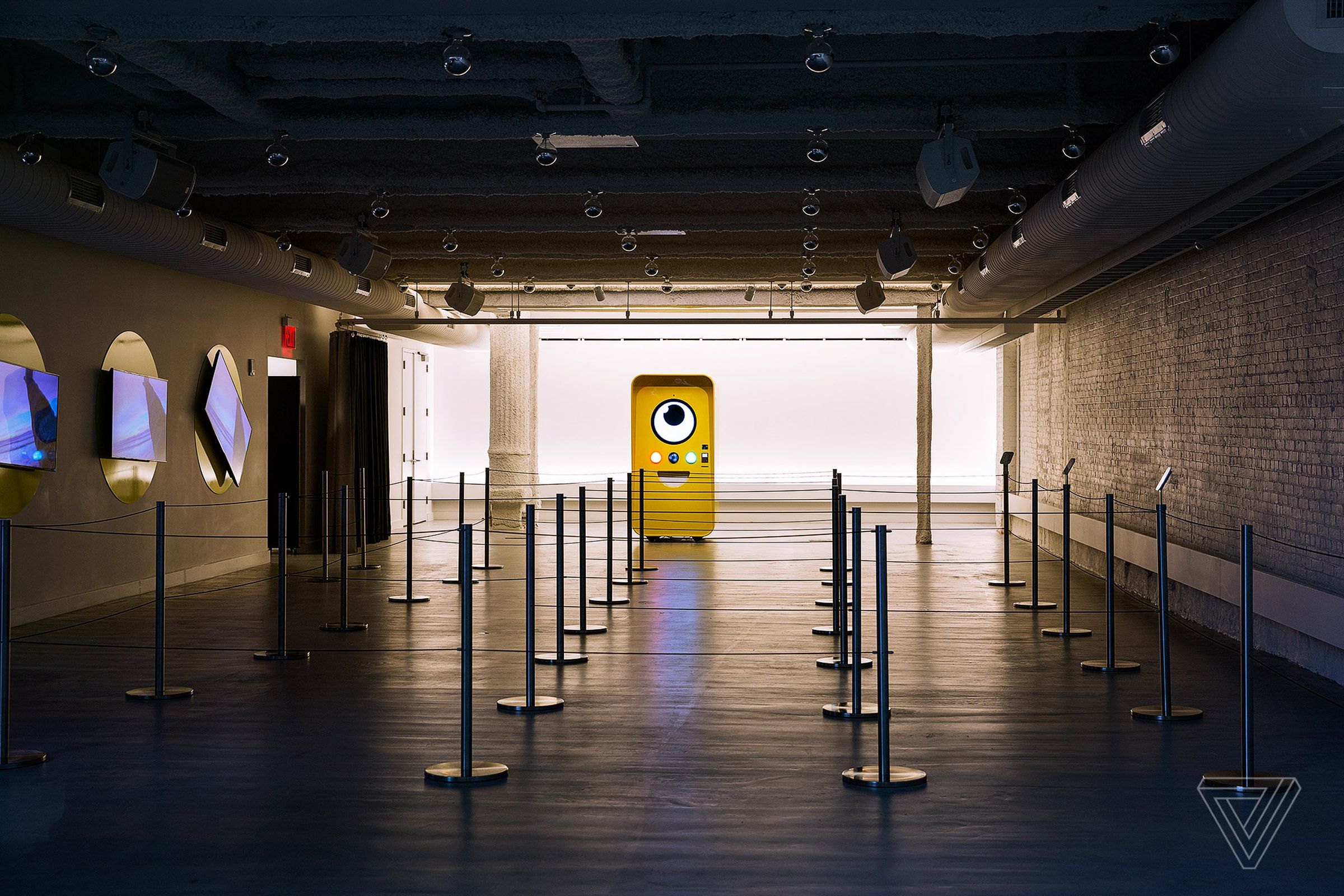 The inside of the Snapchat Spectacles store in New York City. 