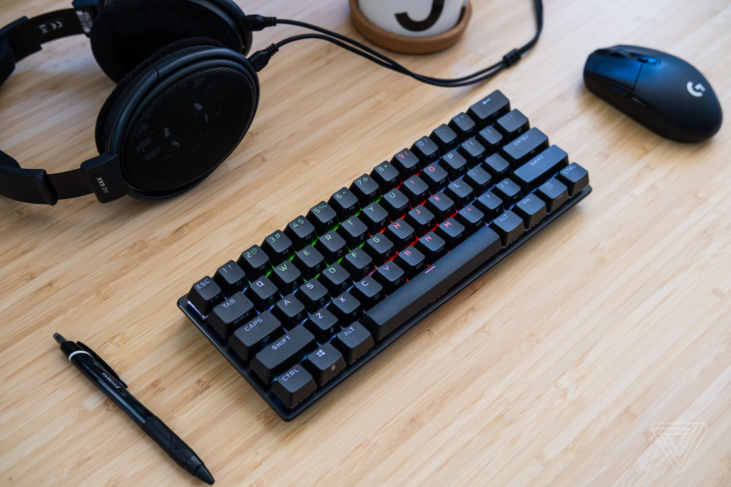 The Corsair K70 Pro Mini Wireless keyboard
