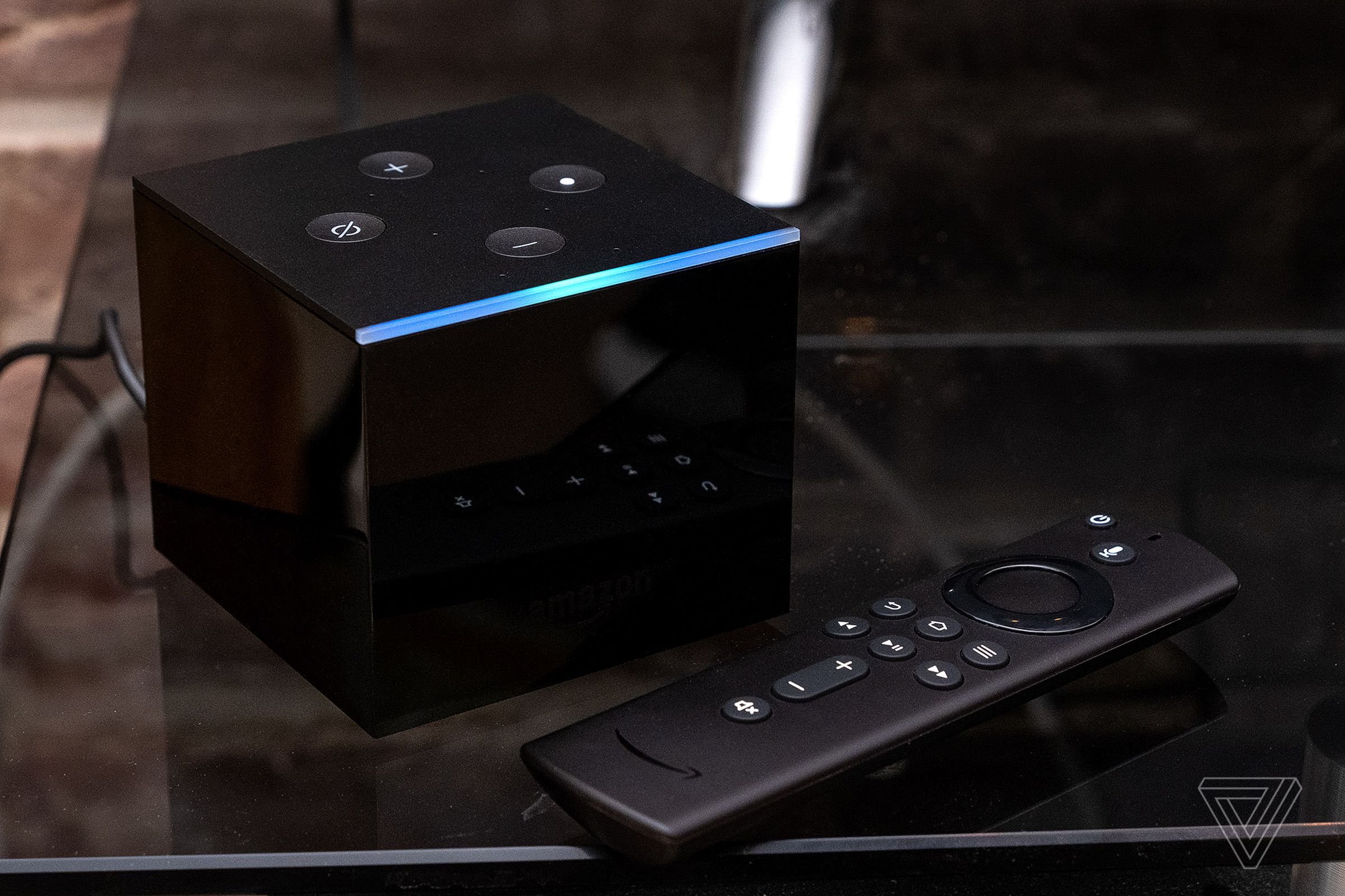 The Fire TV Cube is the most capable of Amazon’s streaming devices, and can act as an Echo speaker and control some home entertainment gear.