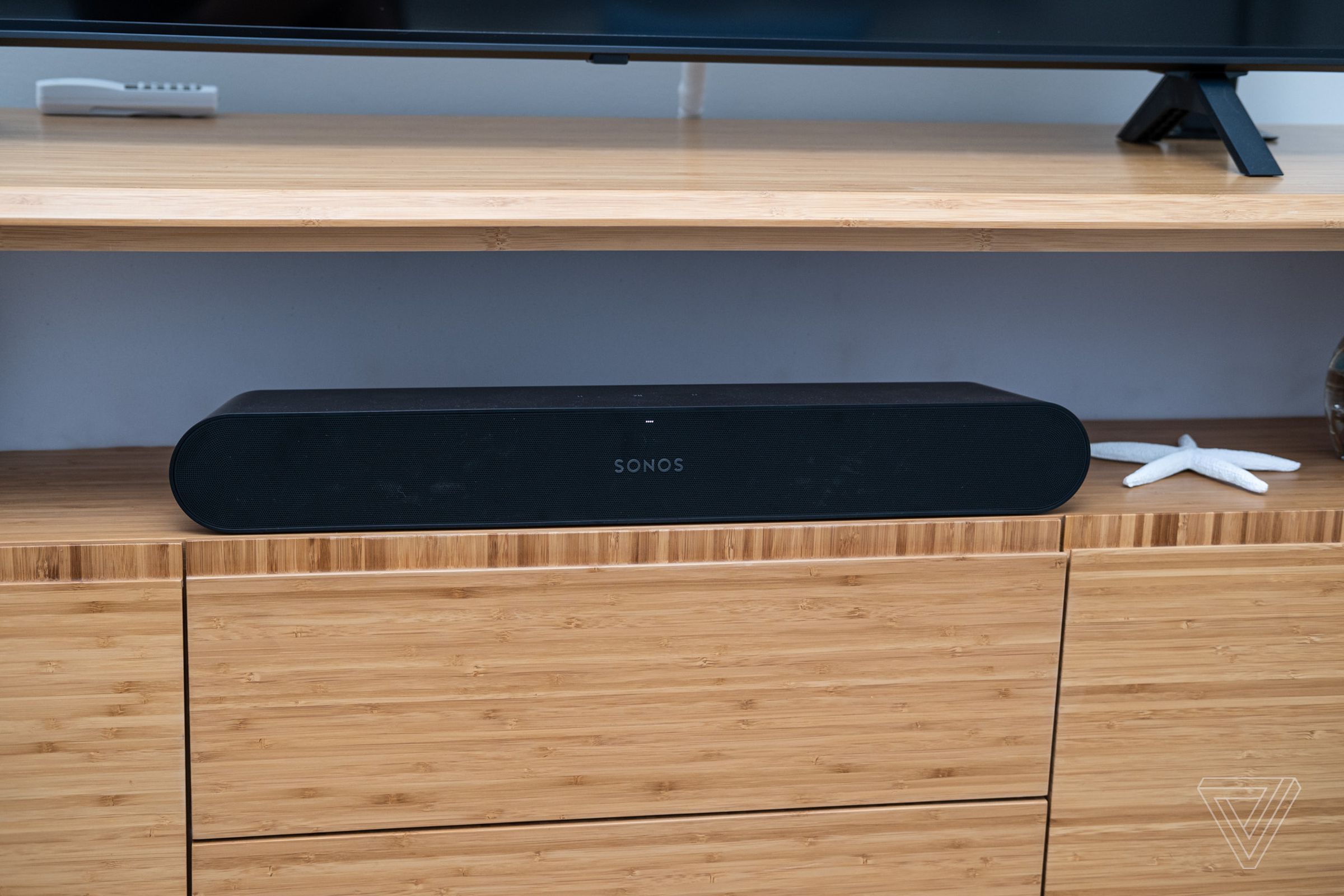 The Sonos Ray is smaller than the Beam and Arc.