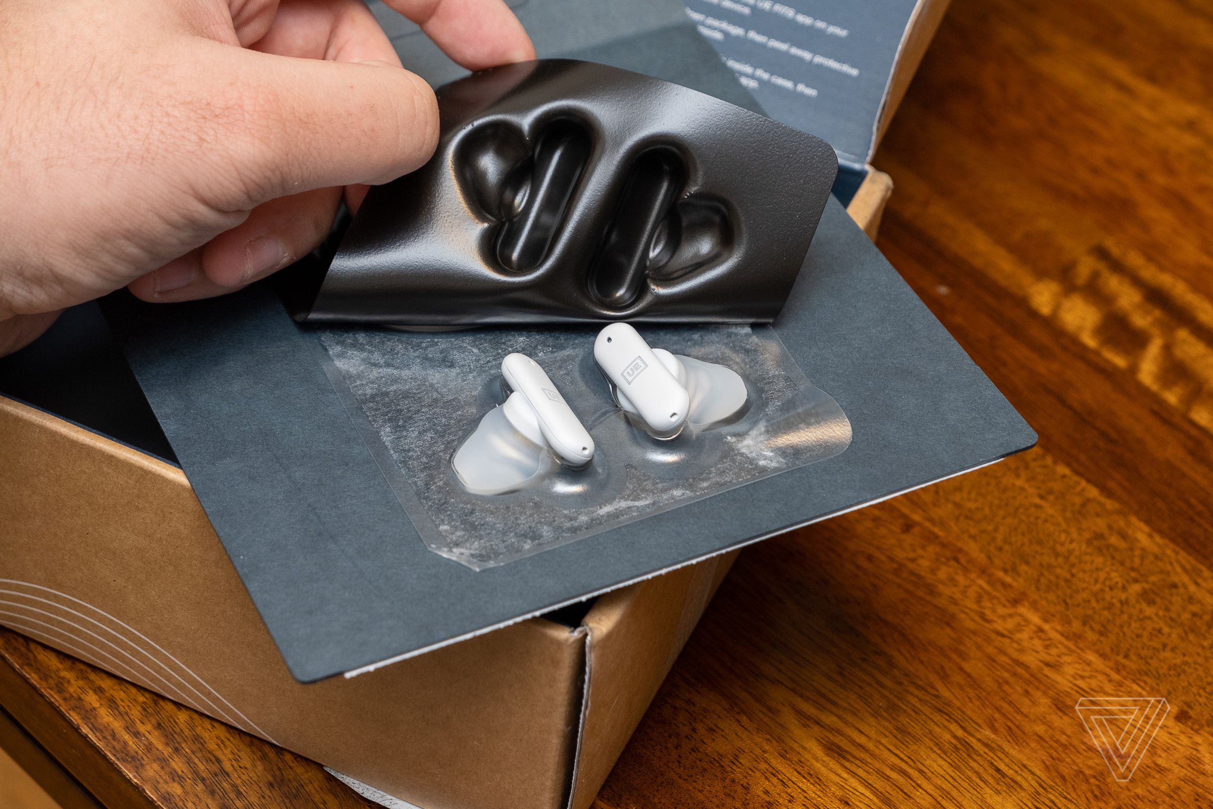 It’s not your typical earbuds unboxing experience.