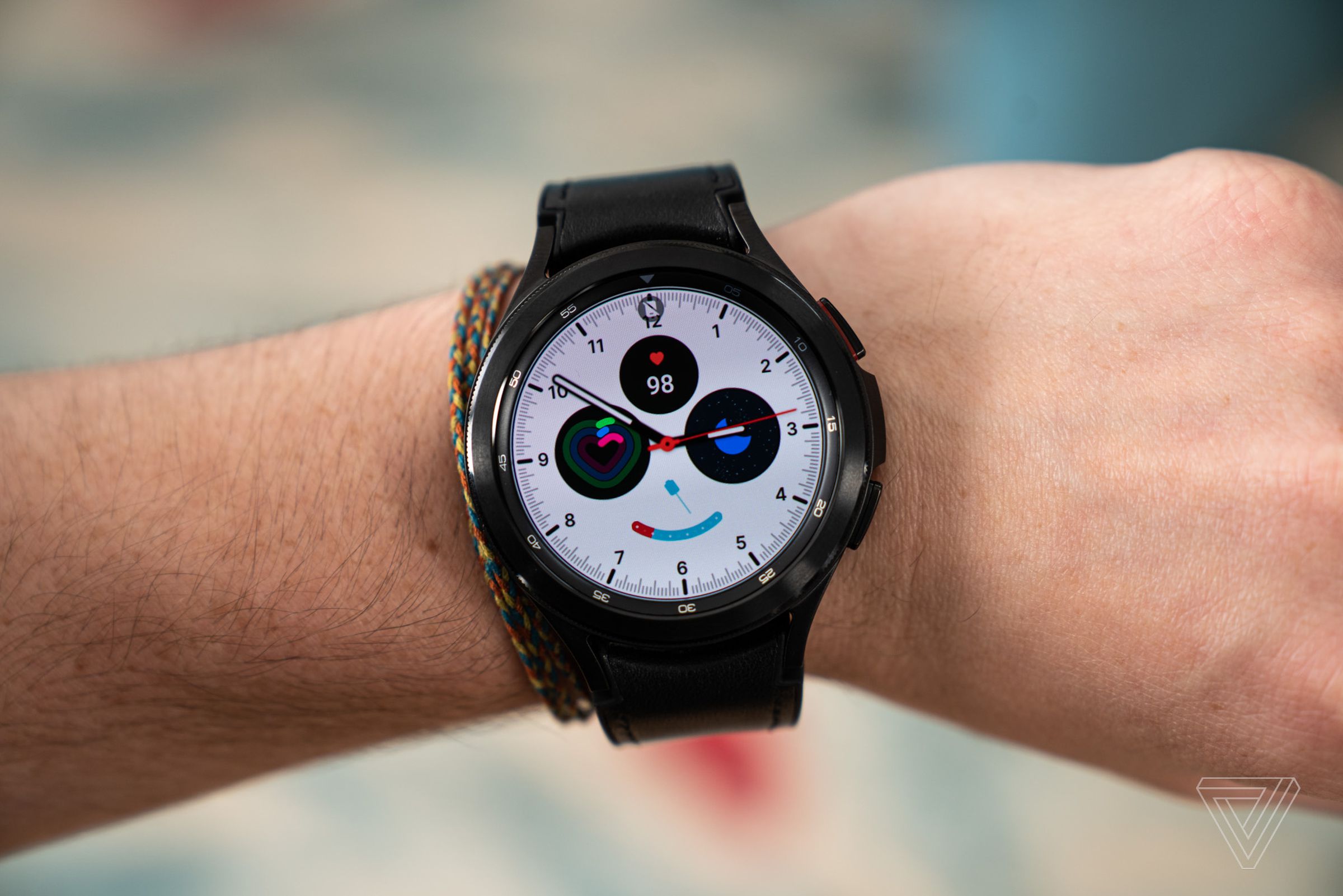 As well as a physical rotating bezel, the Galaxy Watch 4 Classic has two buttons on its right.