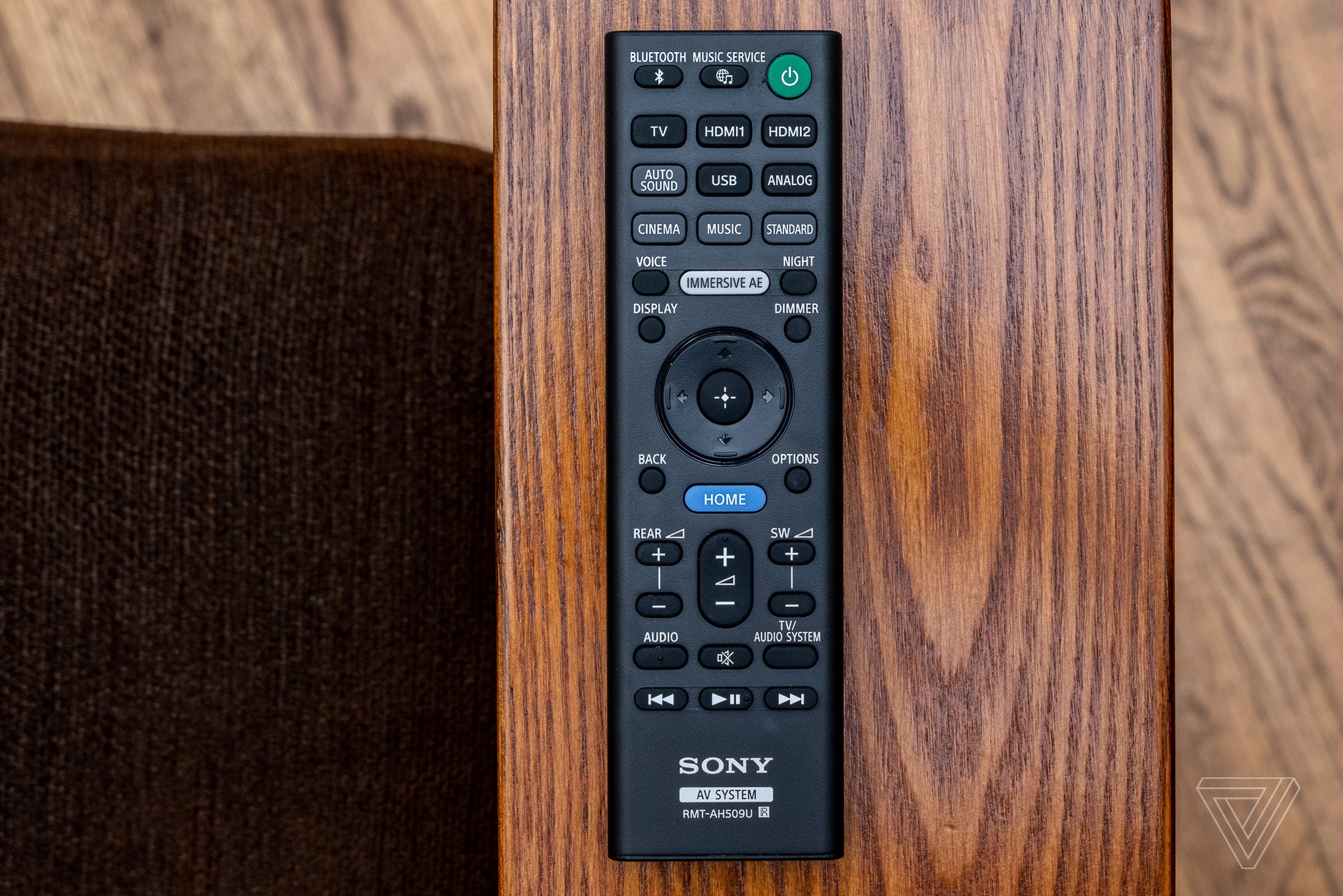 The HT-A7000 comes with an extremely Sony remote.
