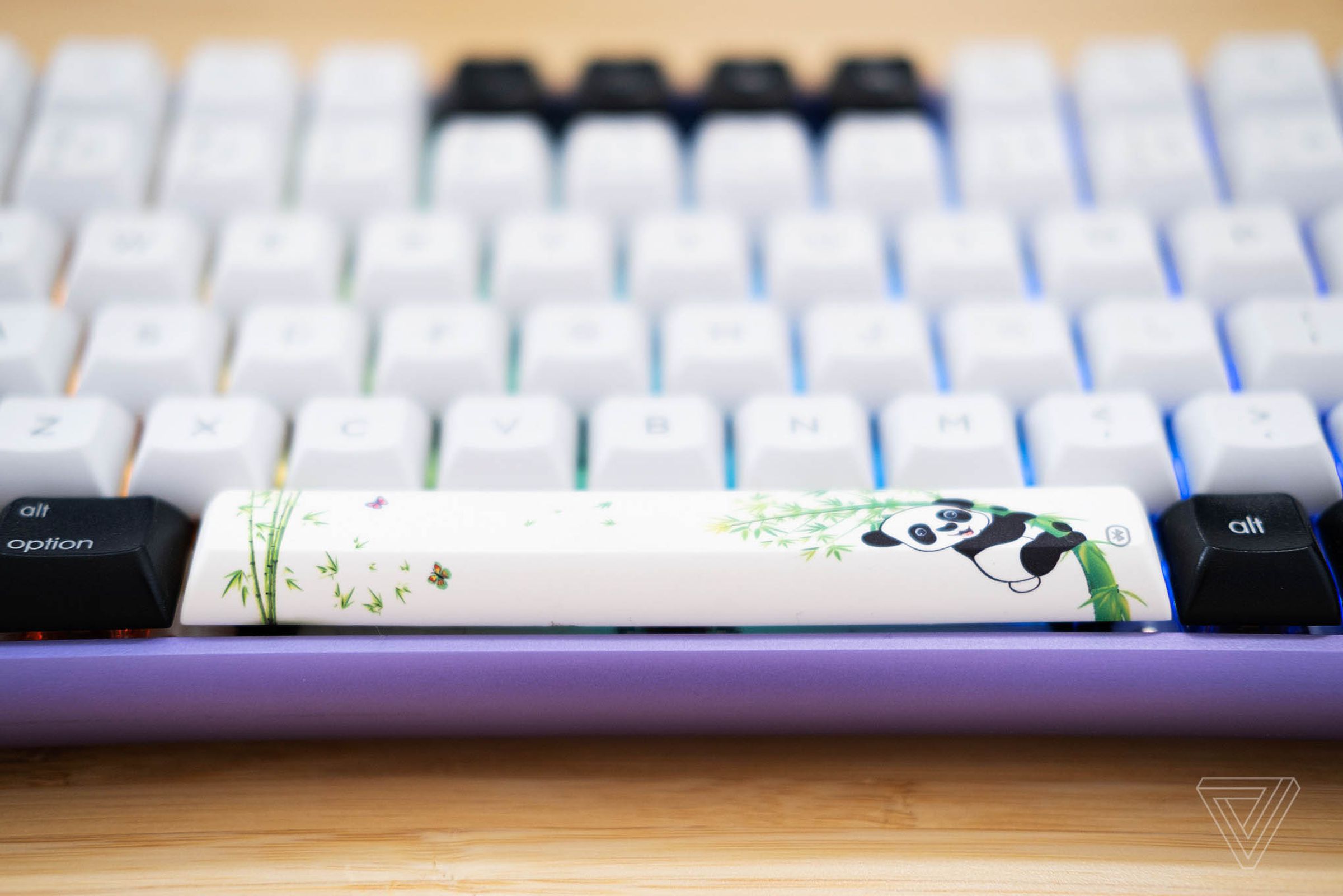 They’re called Panda keycaps for a reason.
