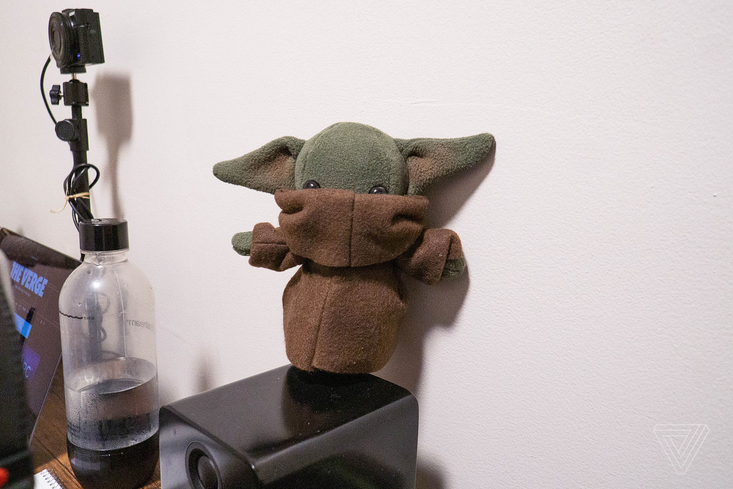 A stuffed Baby Yoda from Etsy.