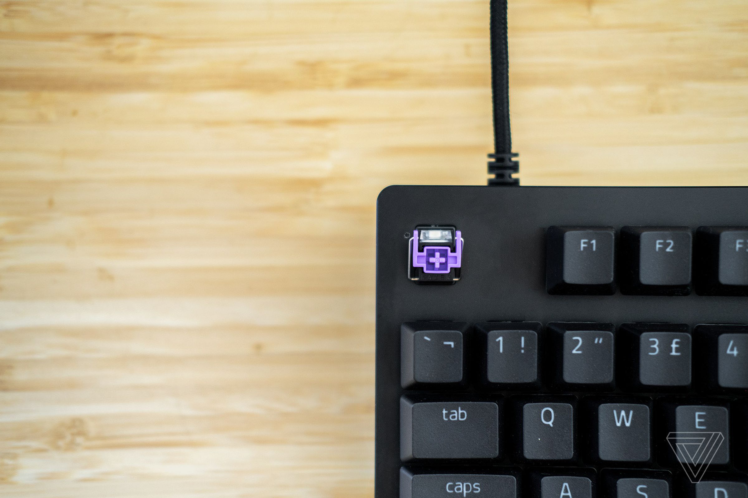 The switches should be compatible with most keycaps.