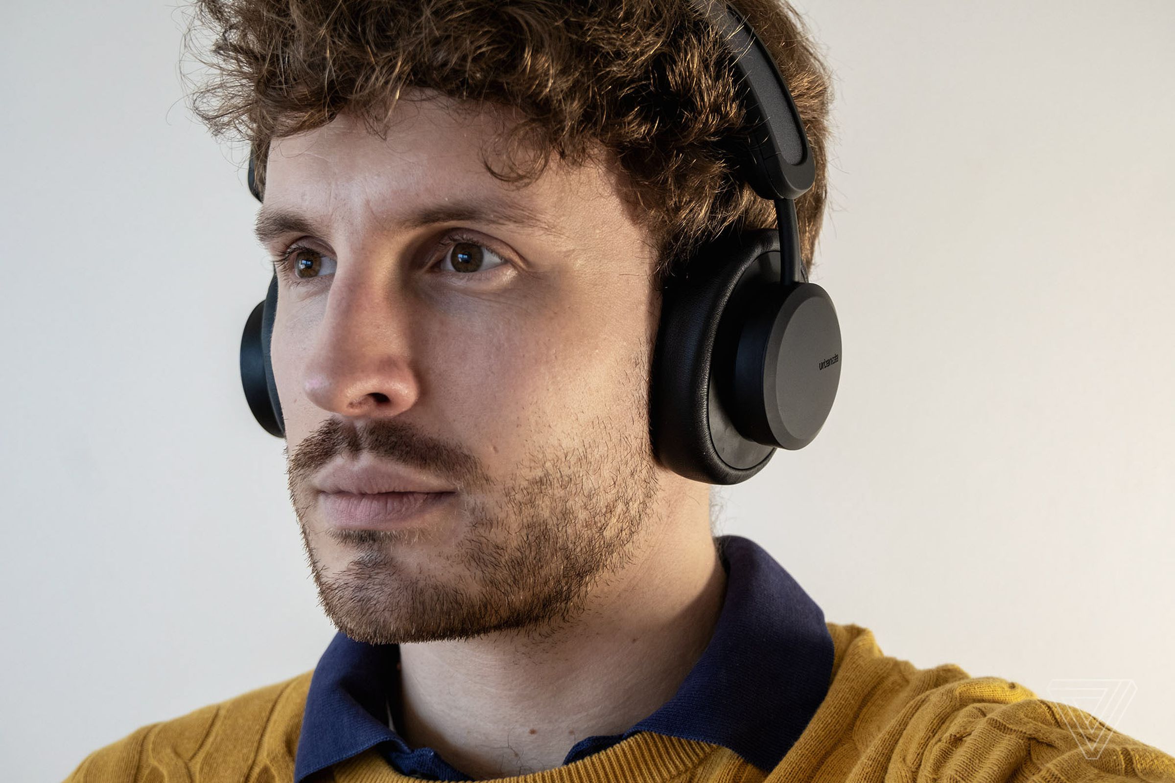 The headphones can be snug on larger heads.