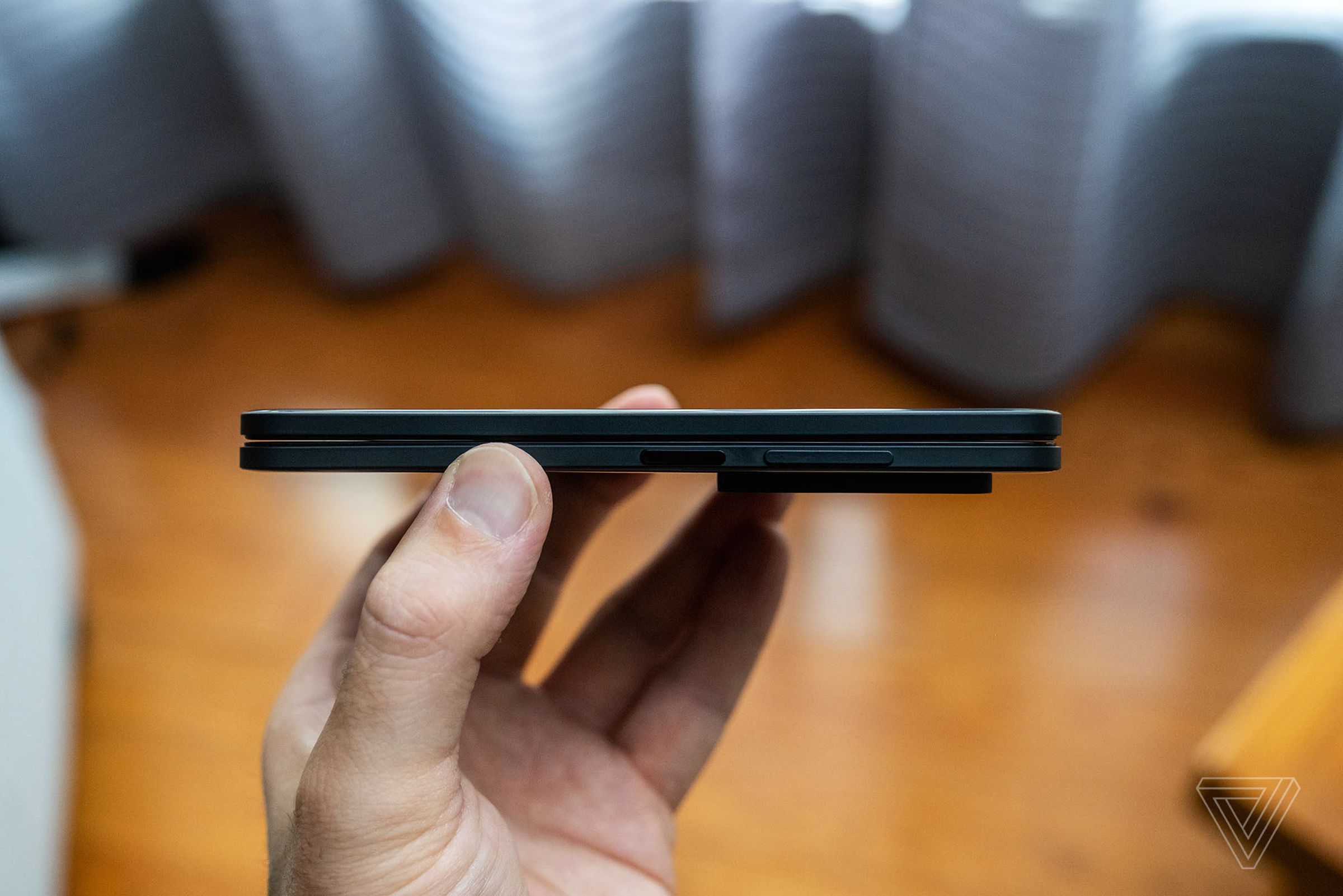 The Duo 2 is slightly thicker than last year’s model, but it’s still impressively thin when closed.