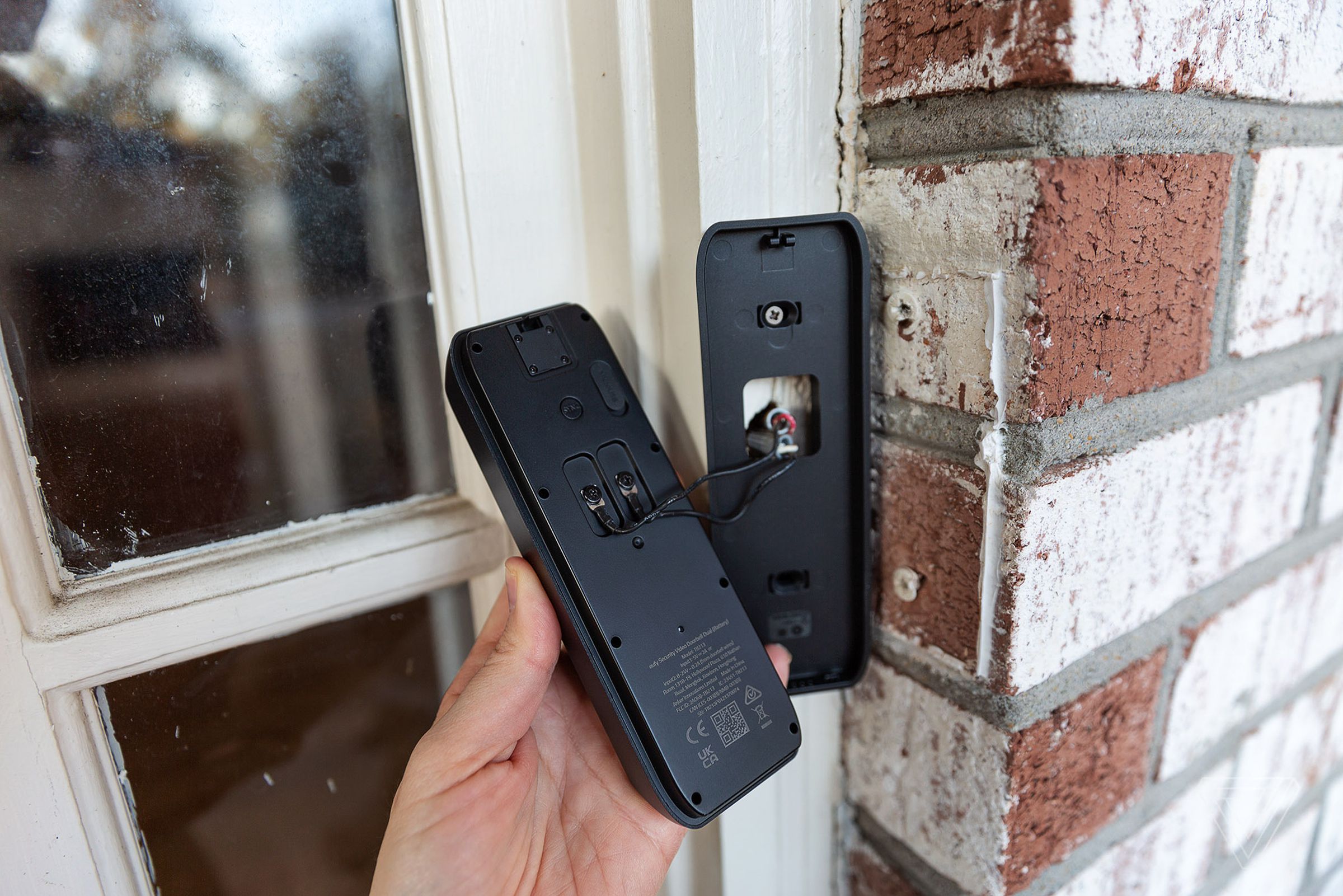 The Eufy Dual can be installed with or without doorbell wiring.