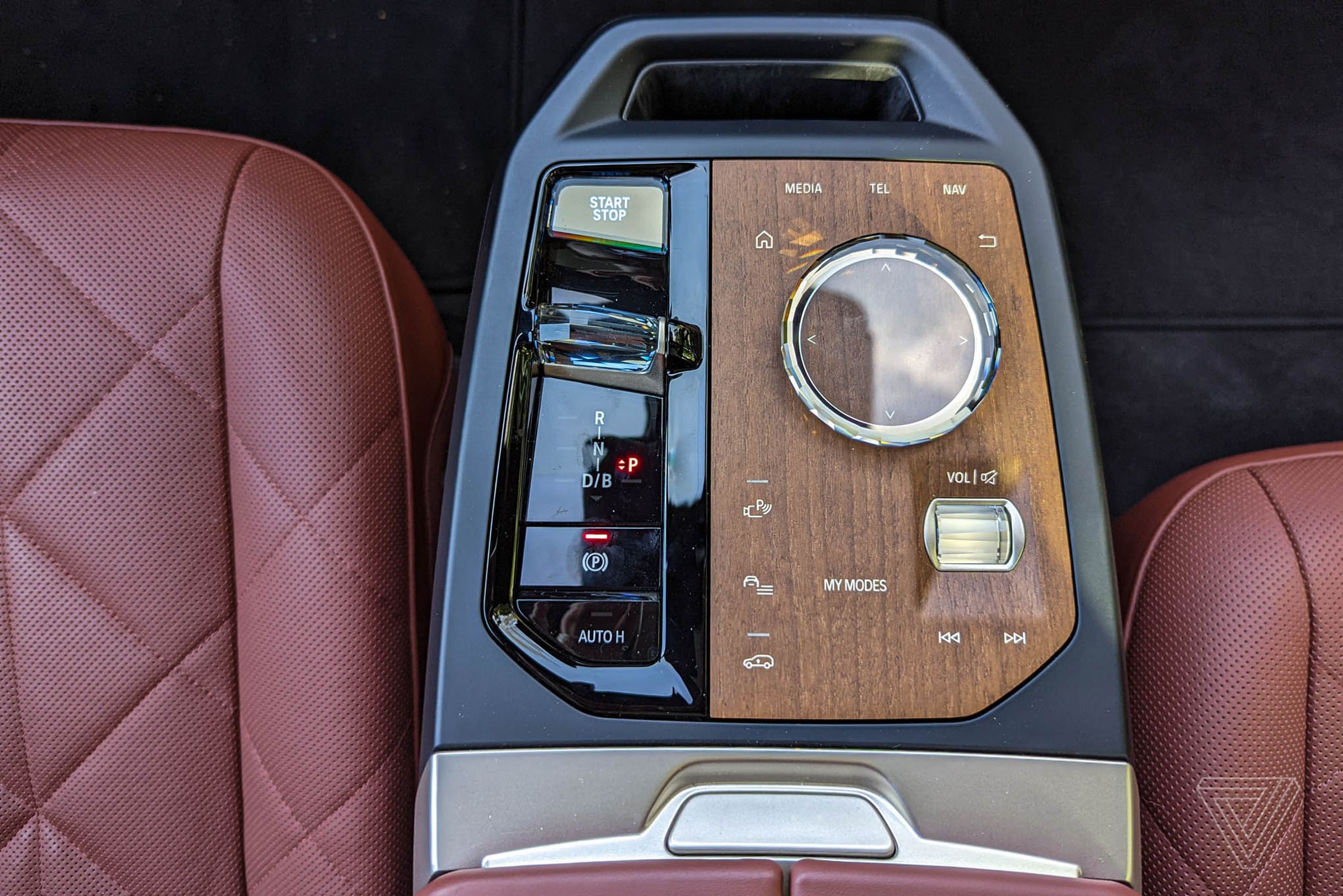 The iX is opulent and luxurious, complete with crystal knobs and buttons.