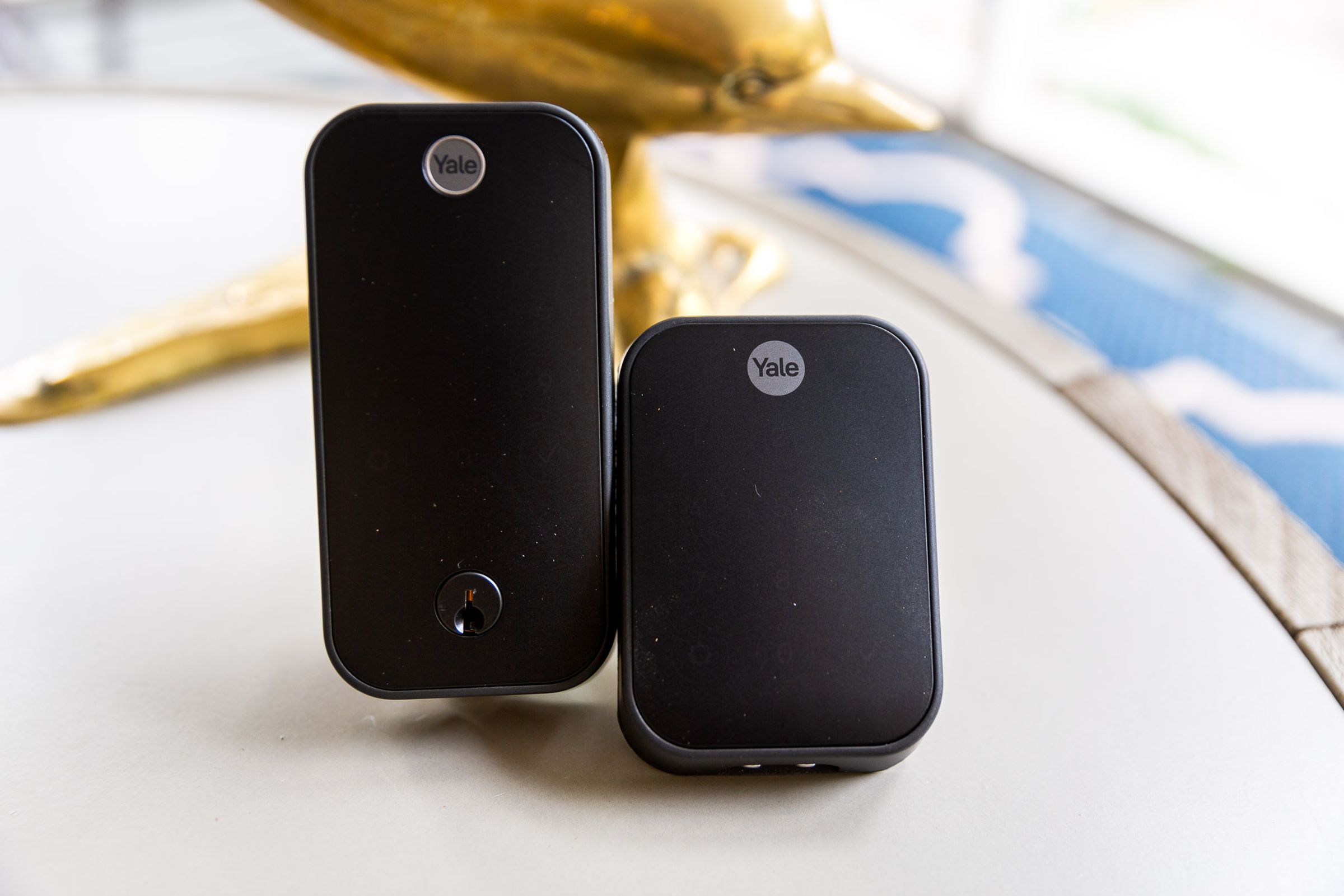 The Yale Assure 2 Touch and Yale Assure 2 Plus smart locks.