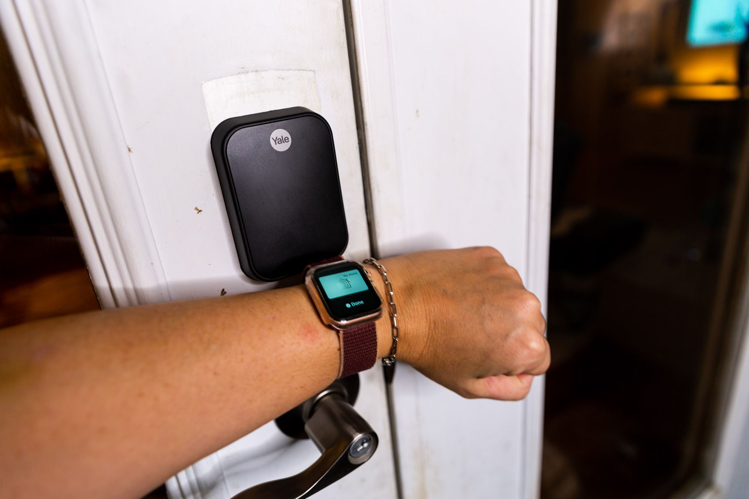 Unlocking the Home Key-enabled Assure 2 Plus with my Apple Watch was very fast.