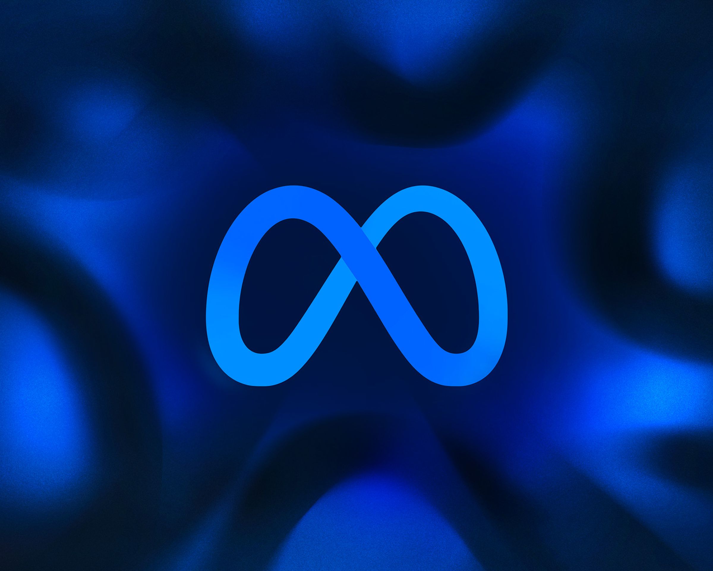 An image of the Meta logo.