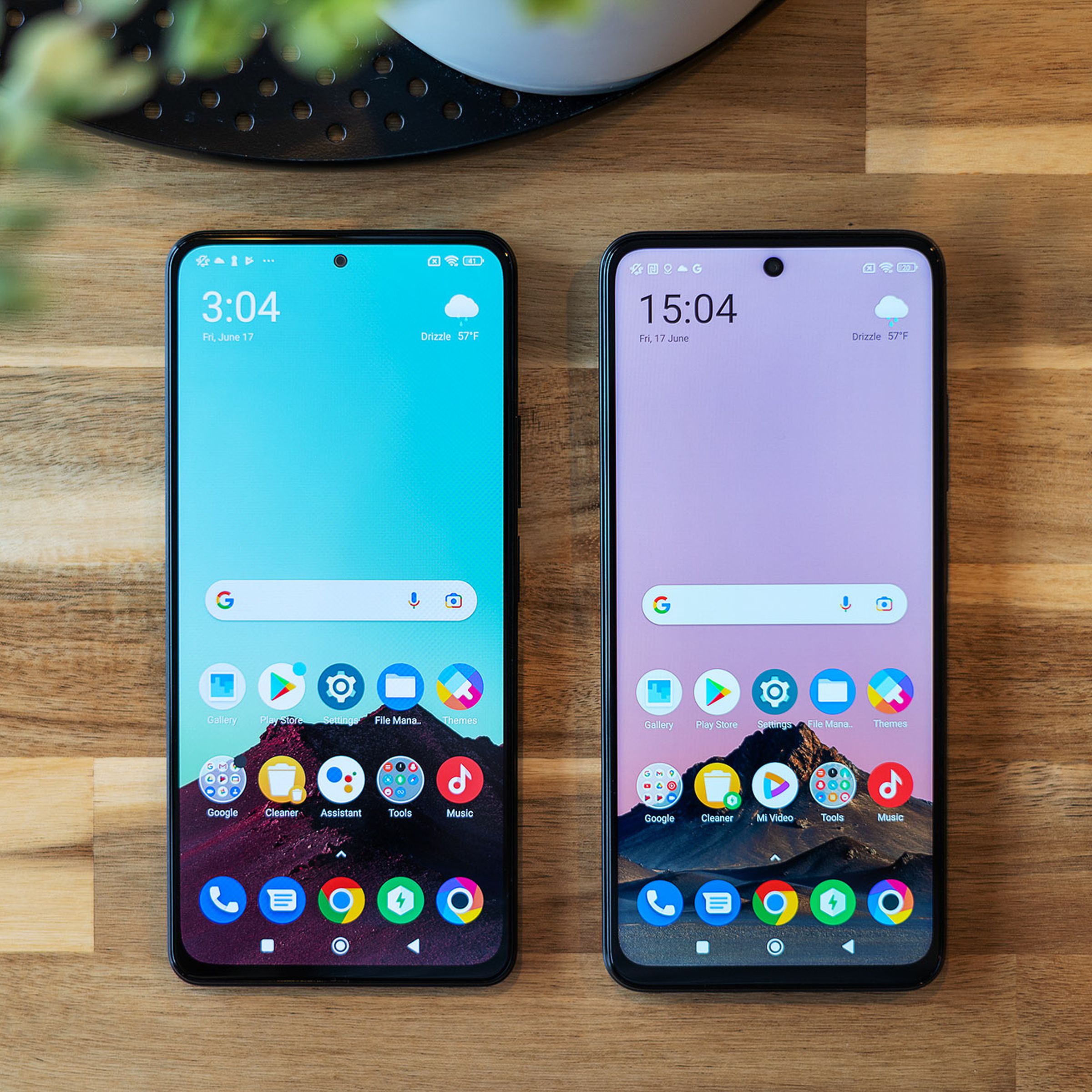 The Poco F4 (left) and X4 GT (right) feature rapid charging and screens with fast refresh rates.