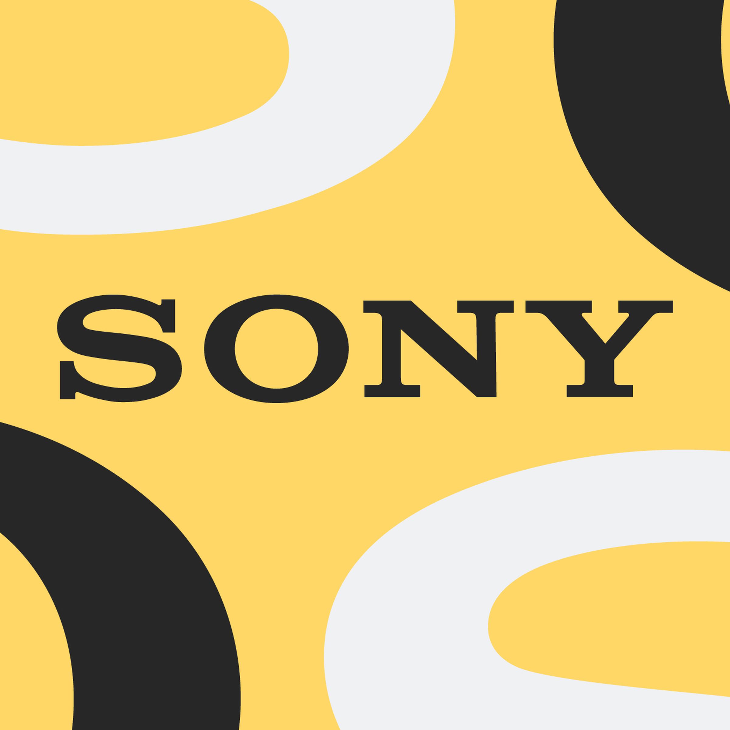 An illustration featuring the Sony logo.