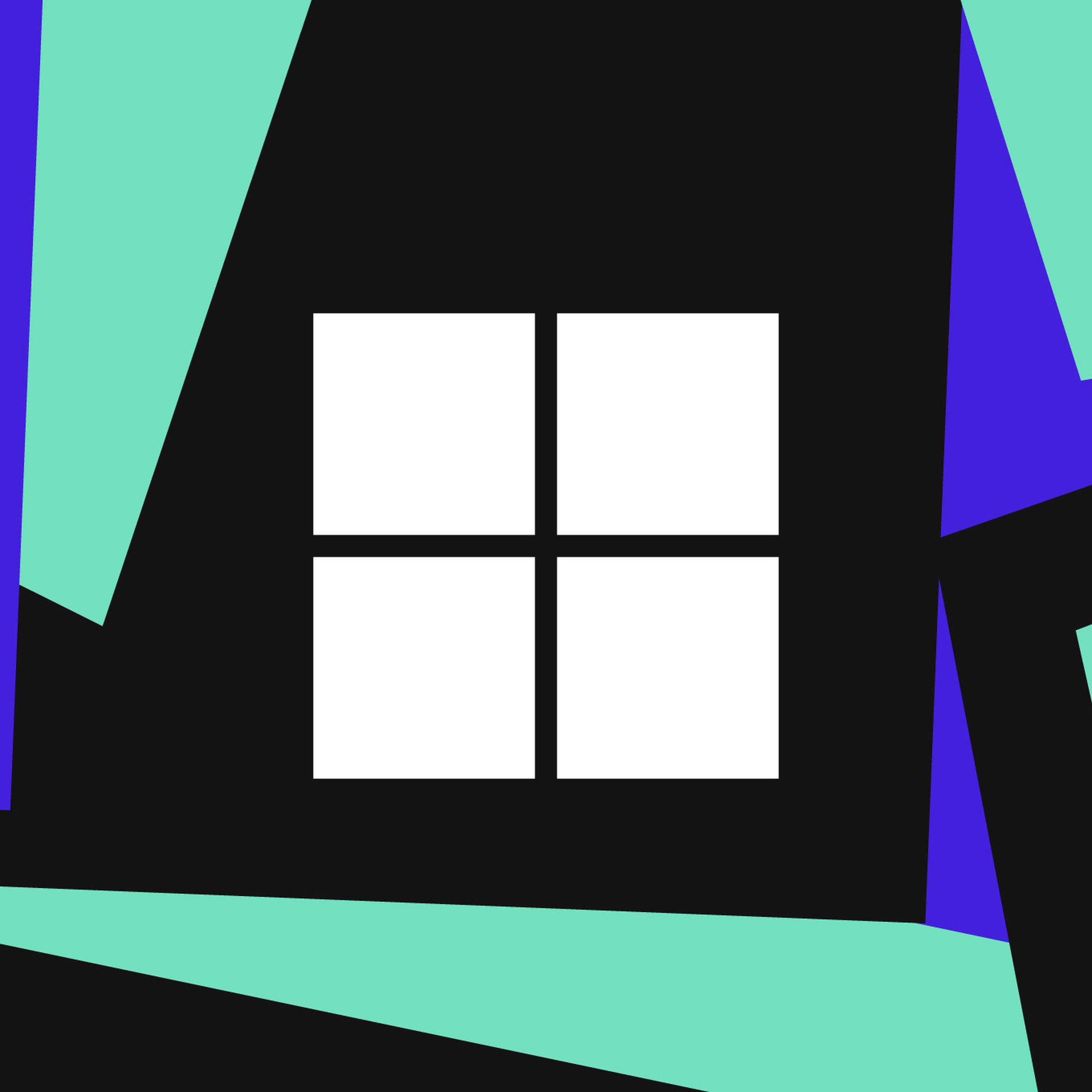 Illustration of Microsoft’s Windows logo