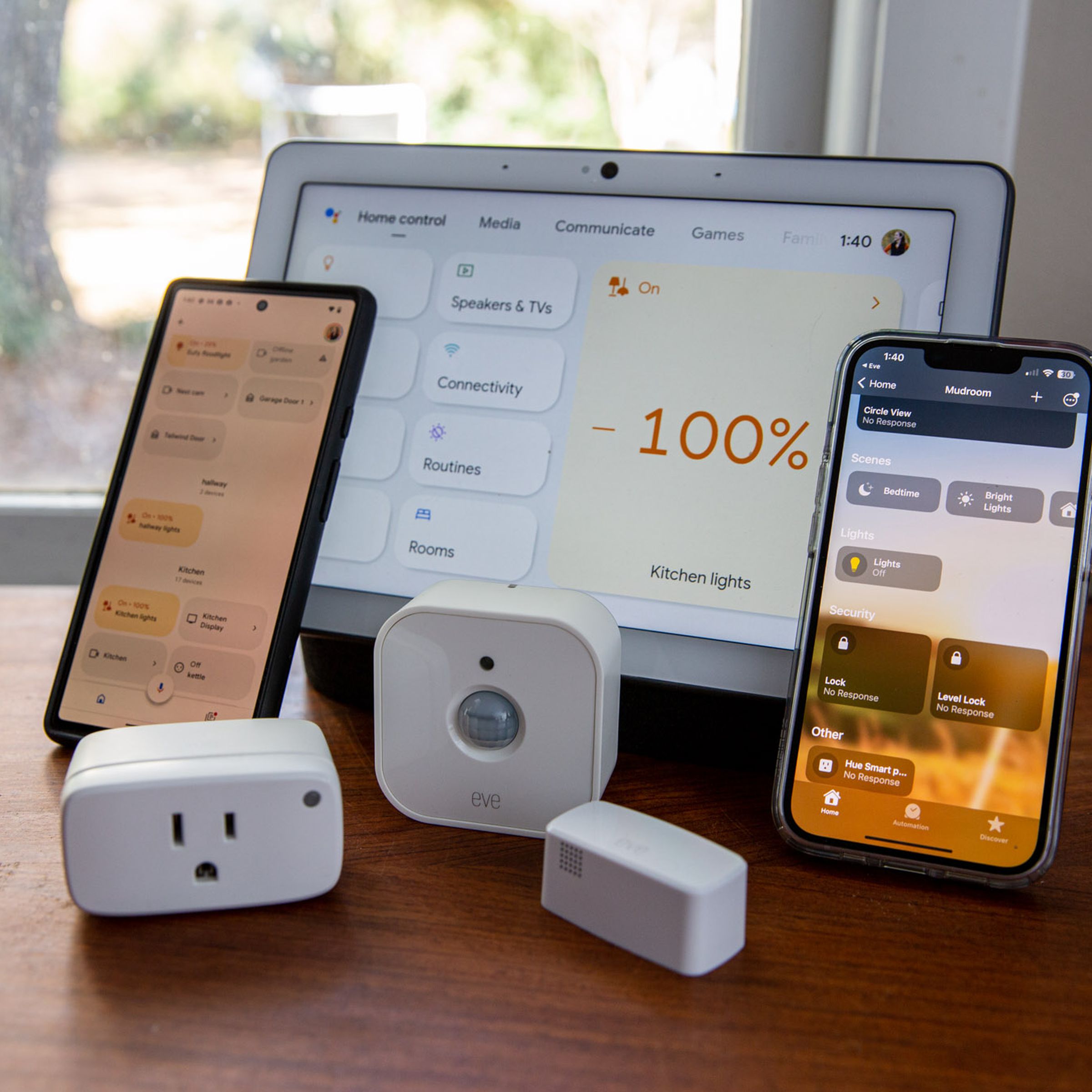 The once HomeKit-only Eve devices now work with Google Home and Samsung SmartThings — if you jump through some large hoops.