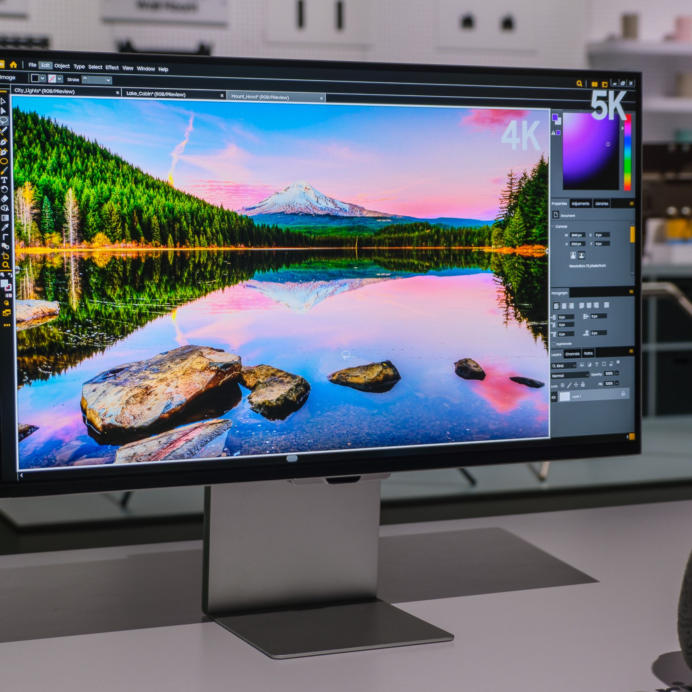 A photo of Samsung’s ViewFinity S9 monitor.