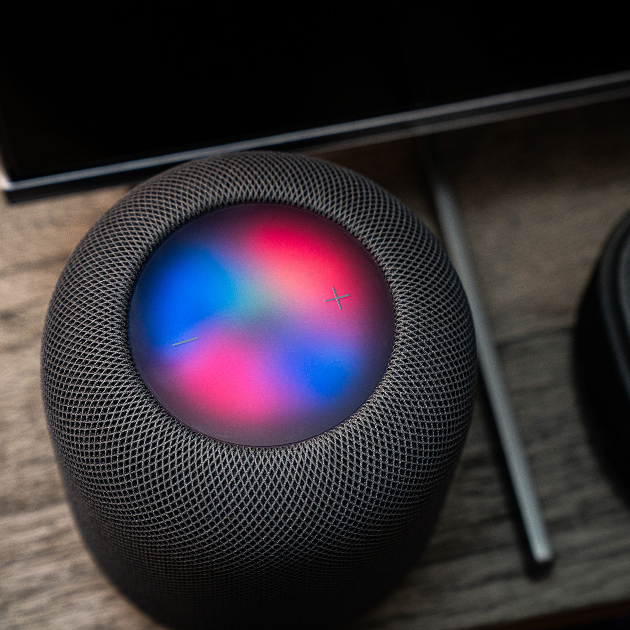 A photo of animations on Apple’s second-generation HomePod.
