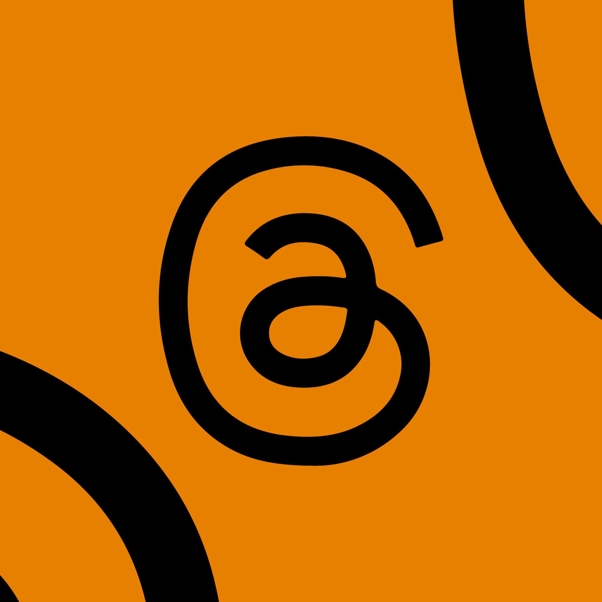 Illustration of the Threads app logo