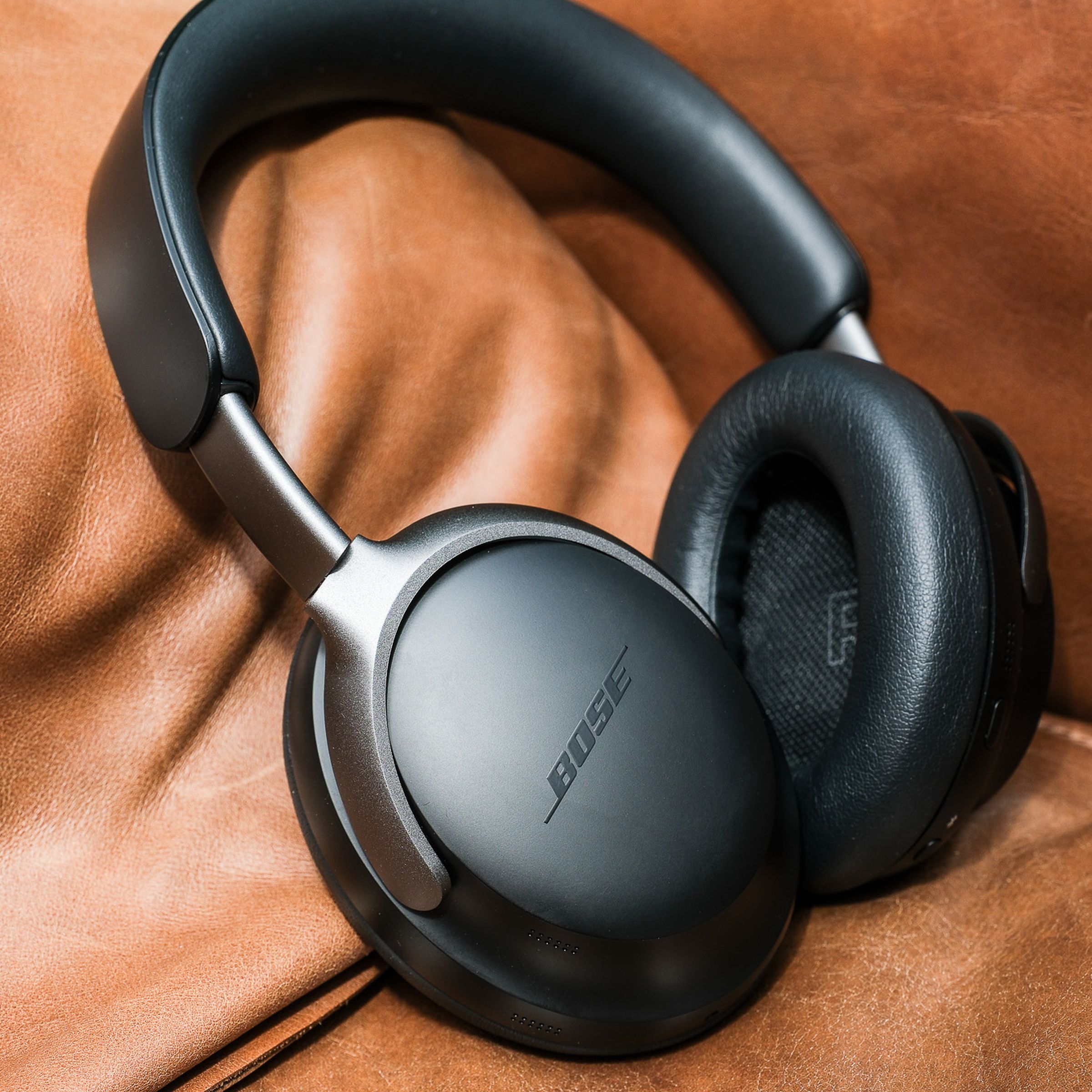 A photo of Bose’s QuietComfort Ultra Headphones.