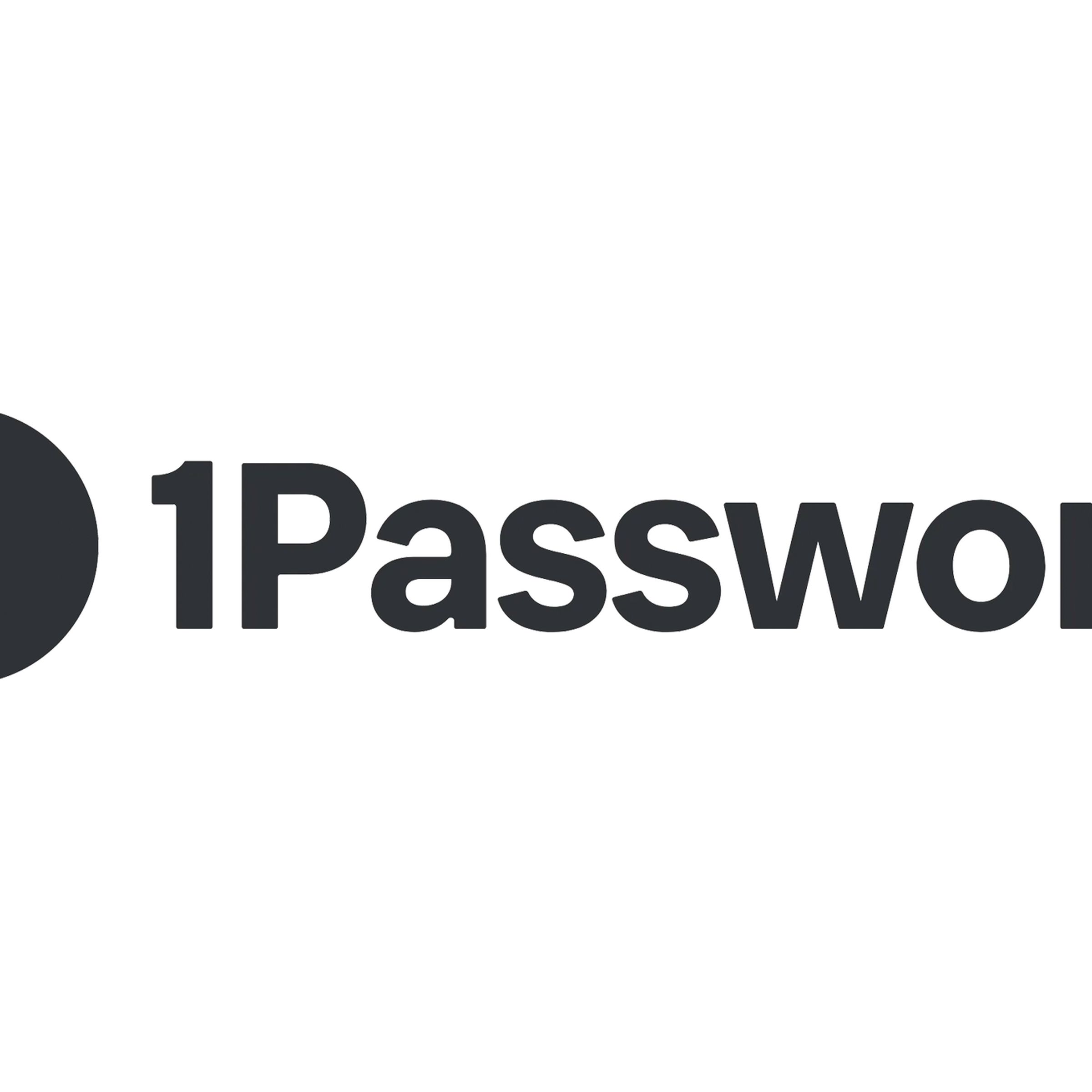The 1Password logo on a white background.