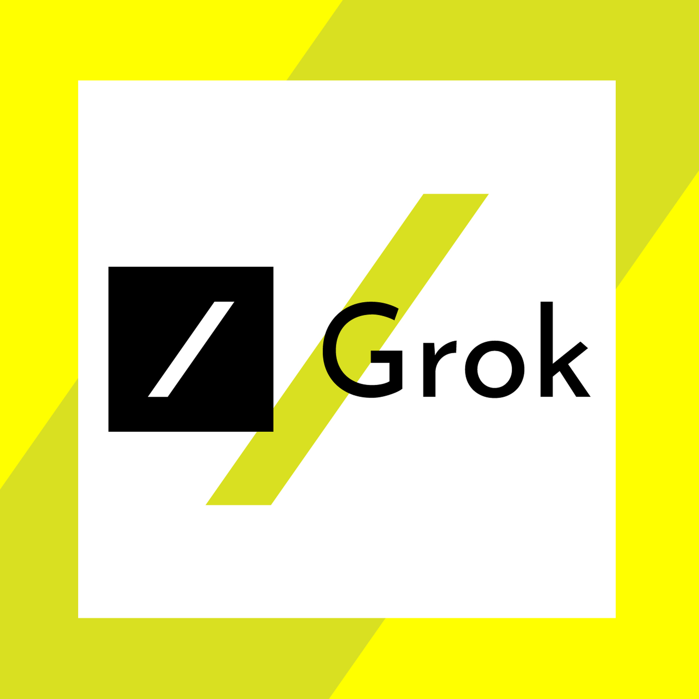 Vector illustration of the Grok logo.