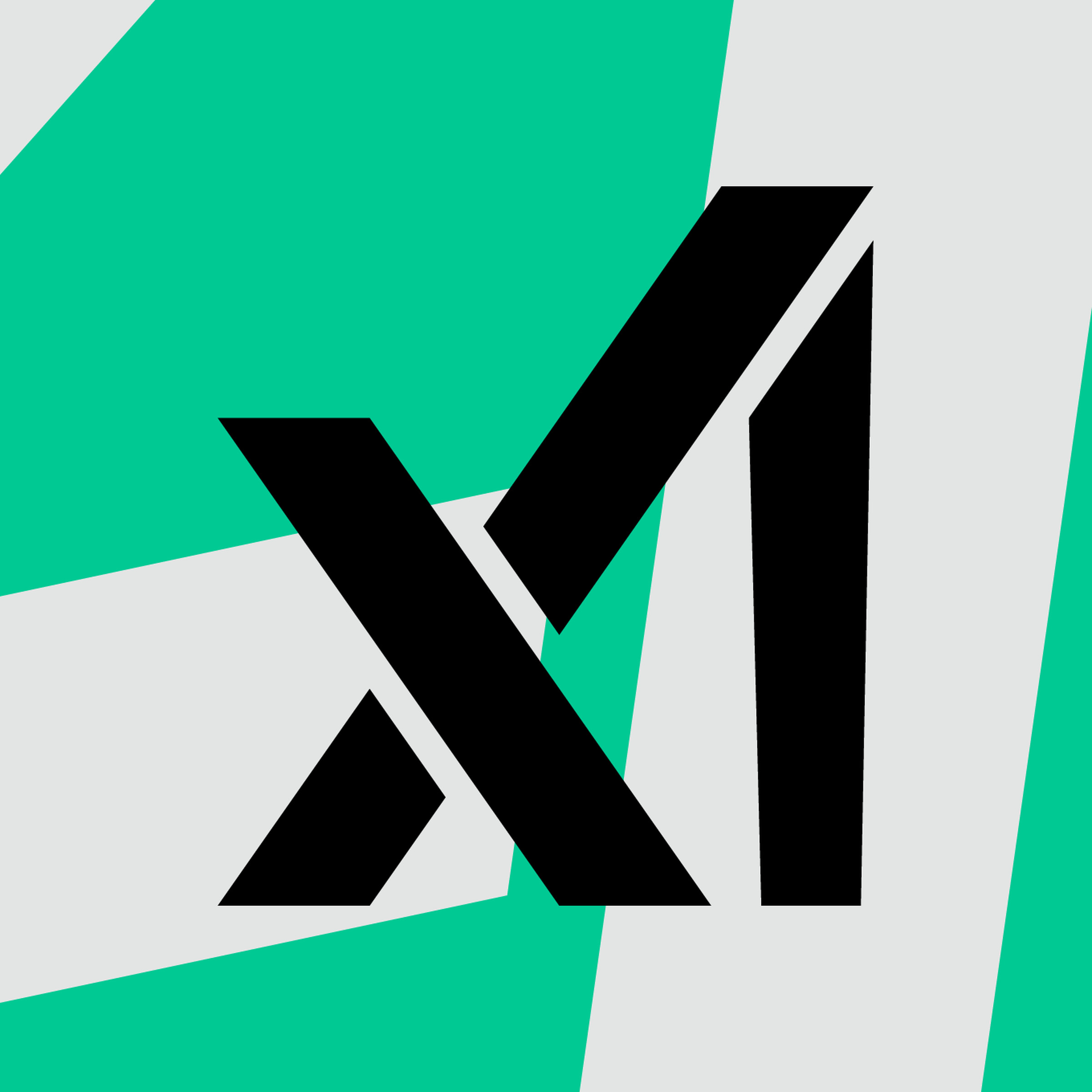 Vector illustration of the xAI logo.