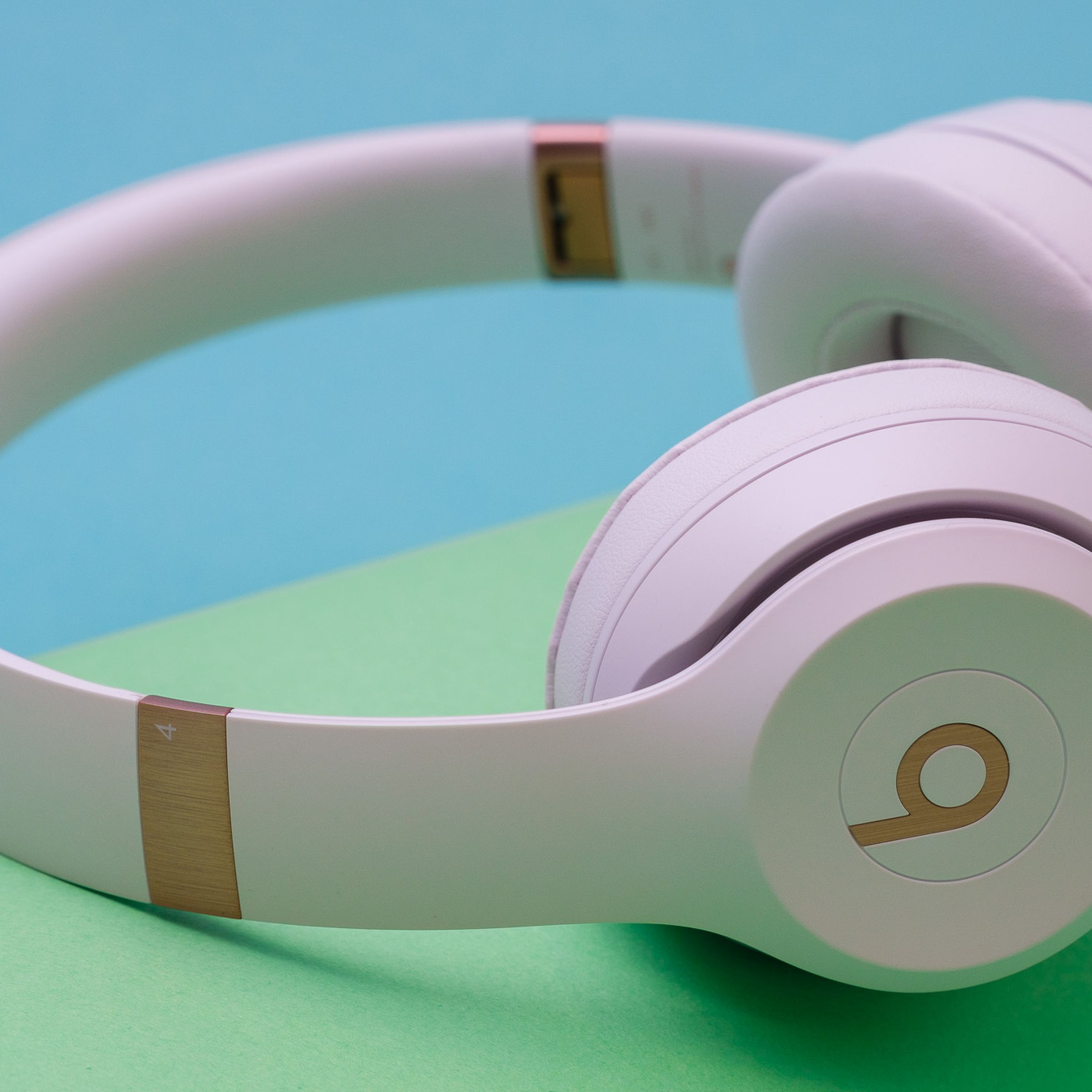 A photo of the Beats Solo 4 wireless headphones.