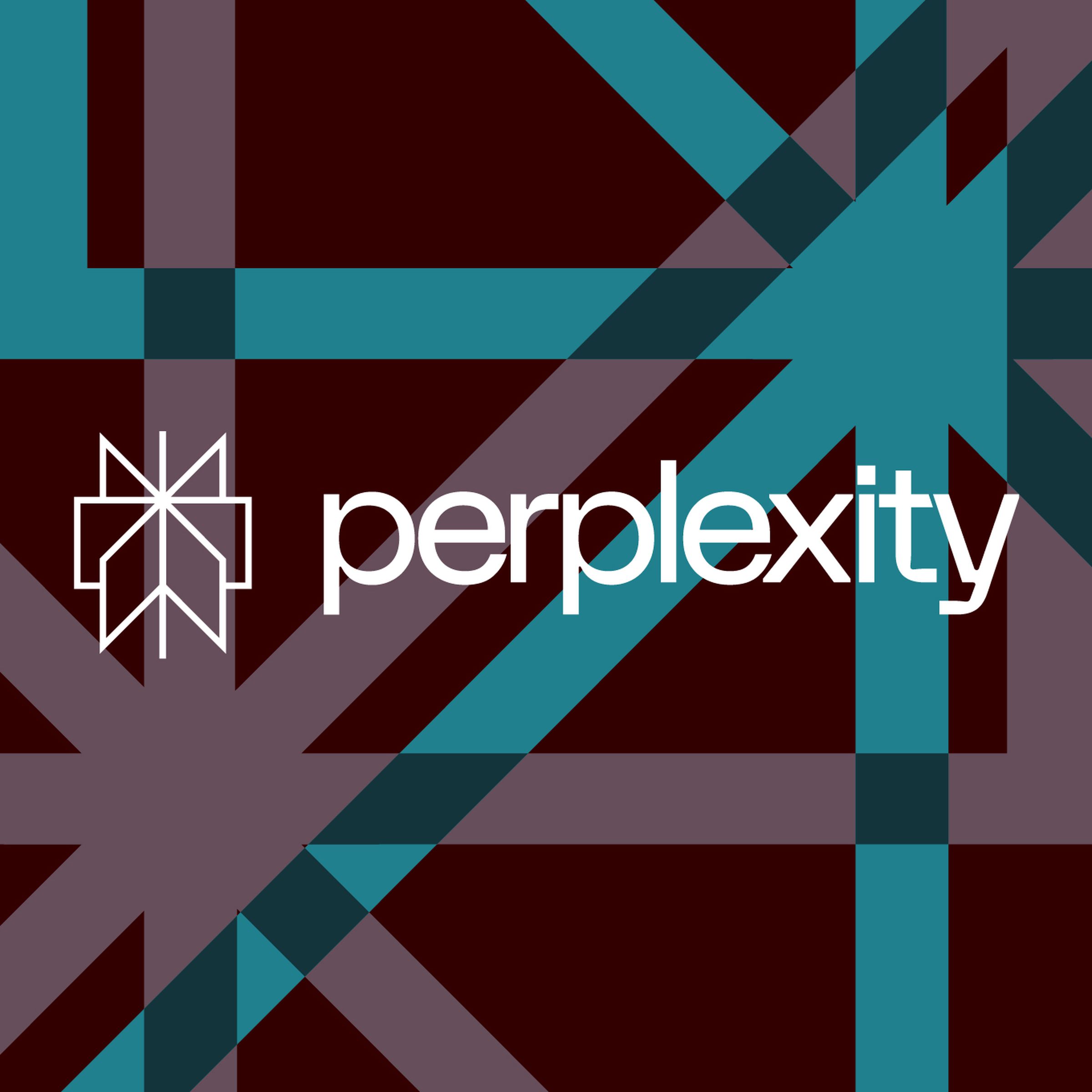 Vector collage of the Perplexity logo.