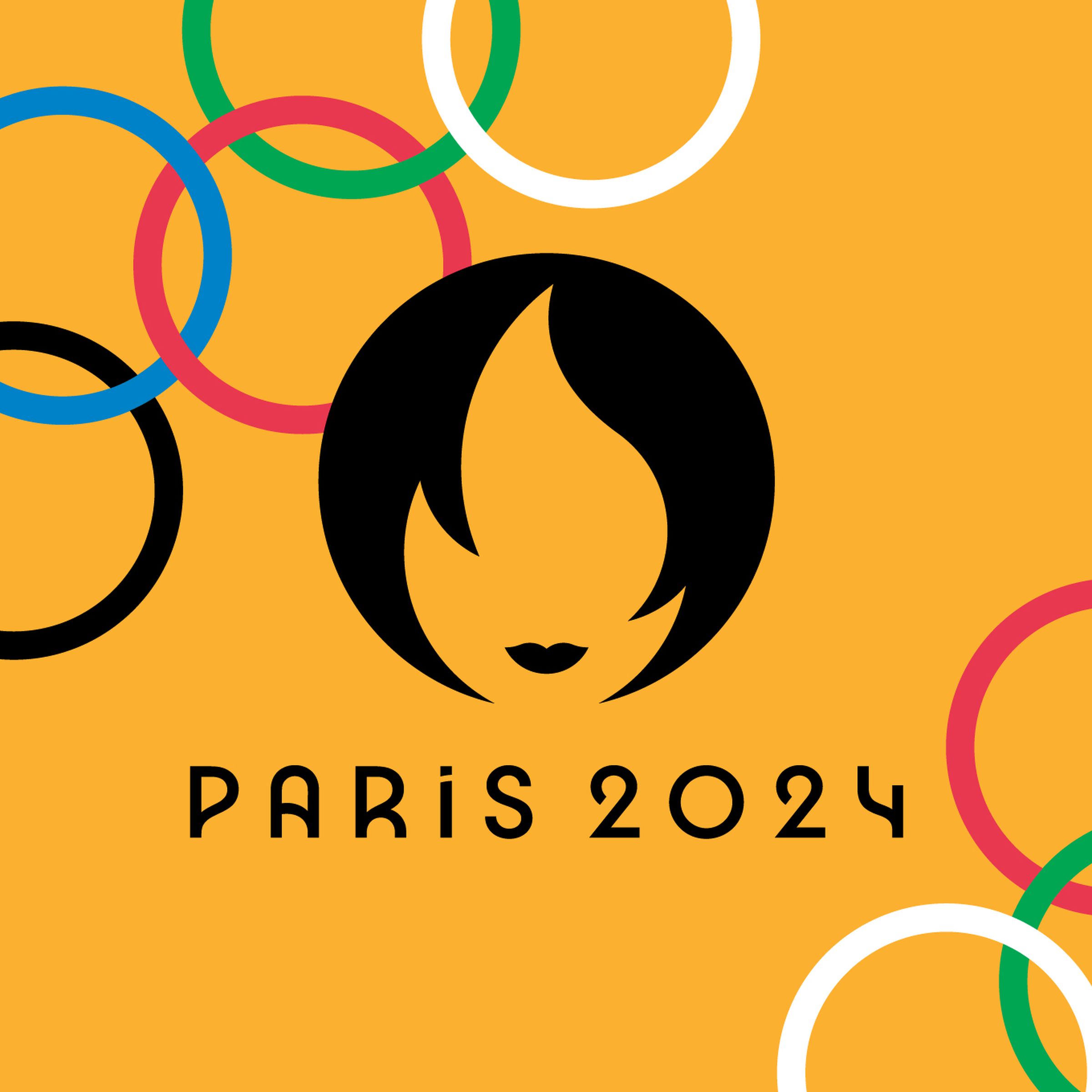 Vector illustration of the Paris 2024 Olympics logo.