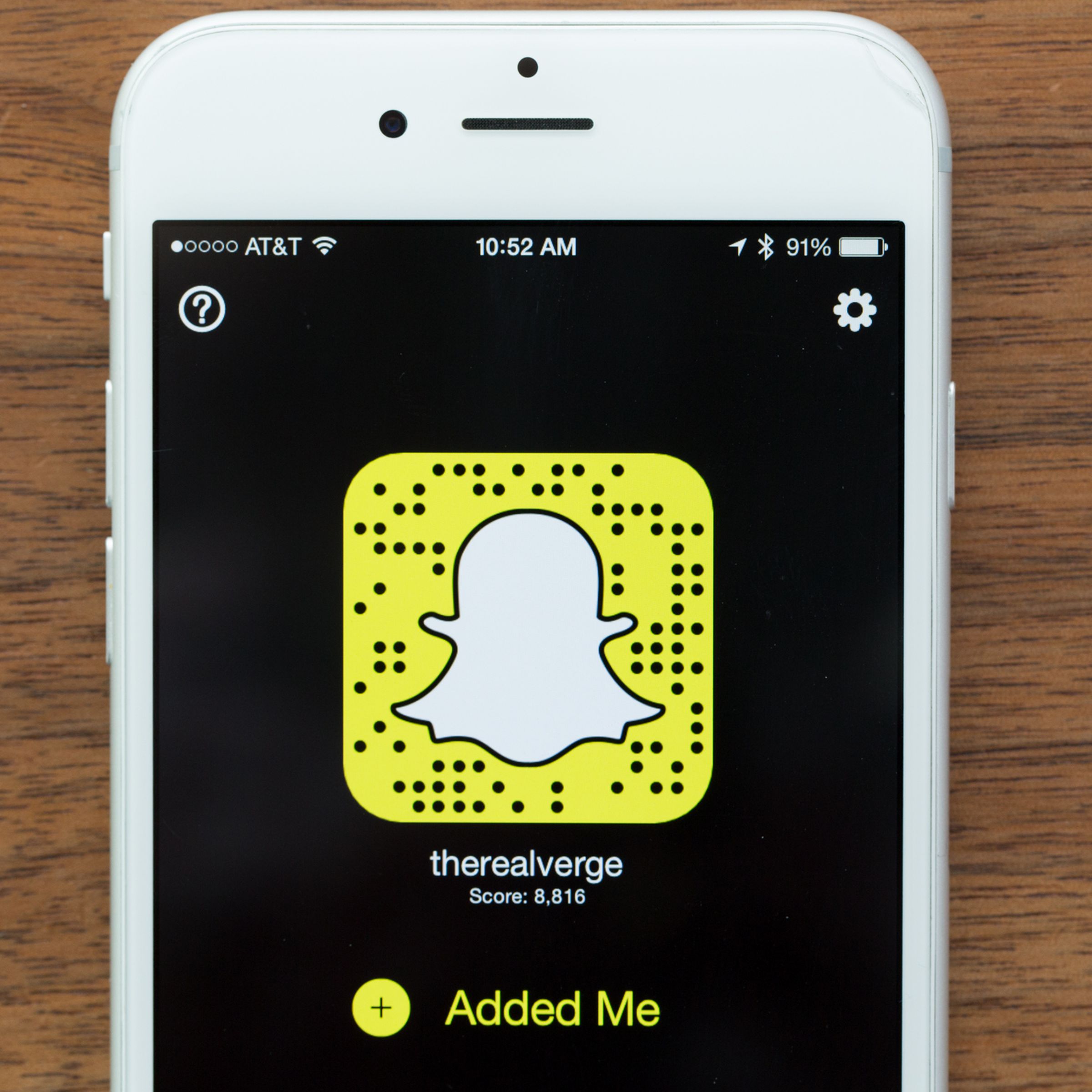 Snapchat stock image