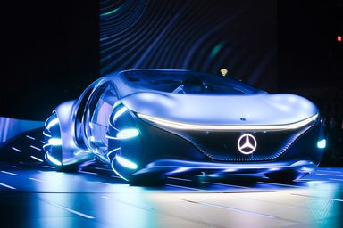 Up close with Mercedes-Benz’s Avatar concept car - The Verge