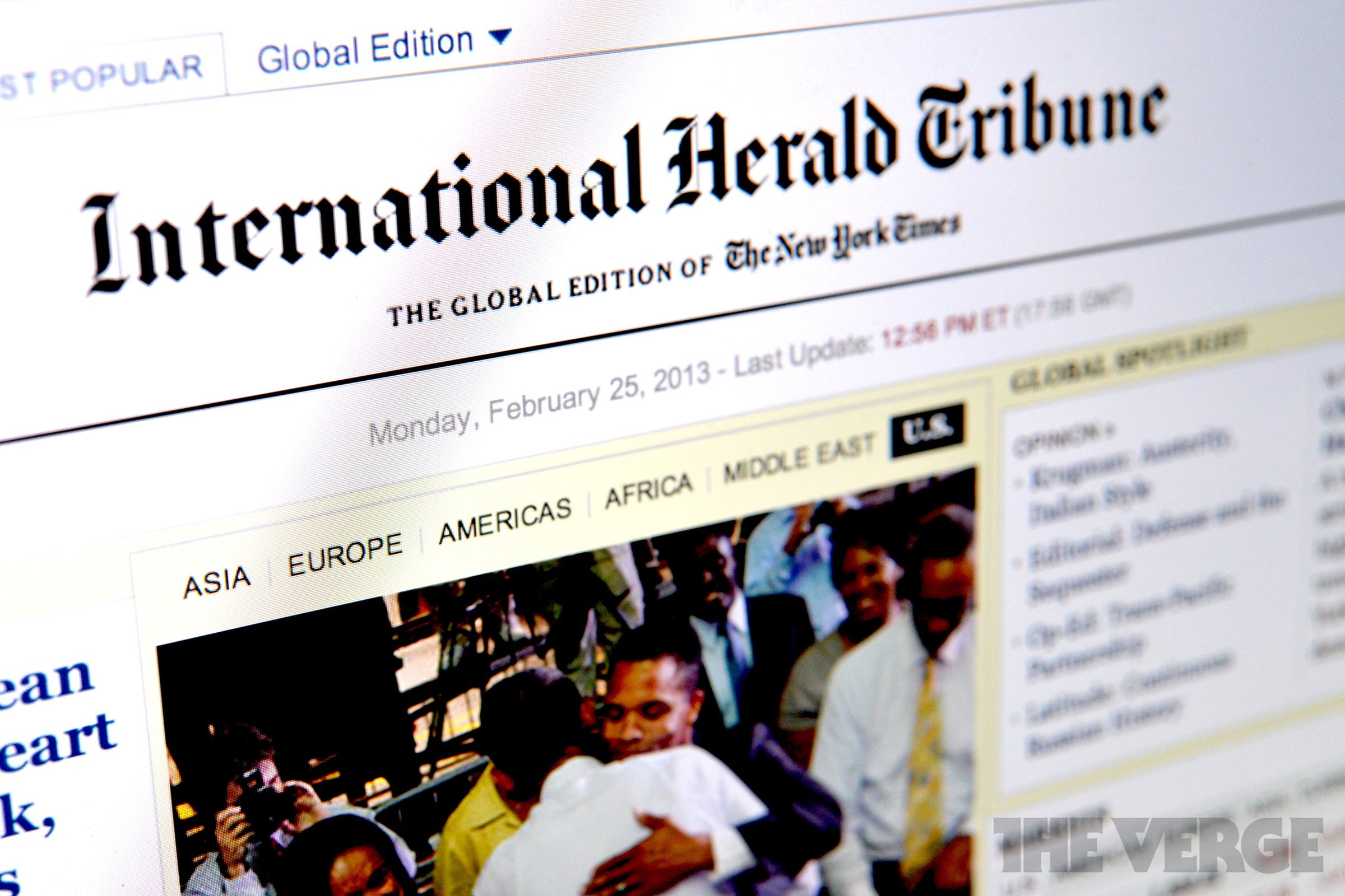 The International Herald Tribune