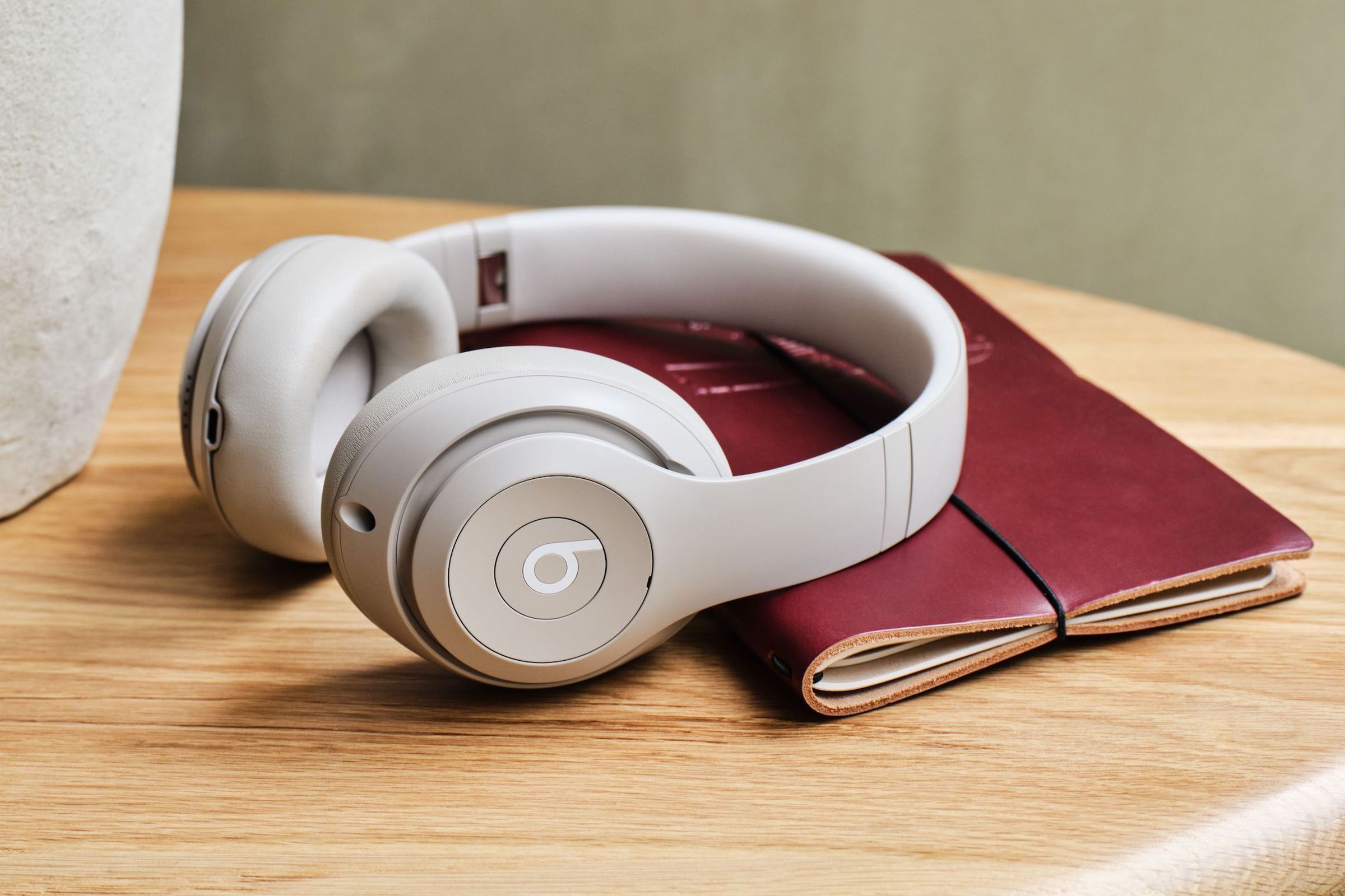 A marketing photo of the Beats Studio Pro headphones.