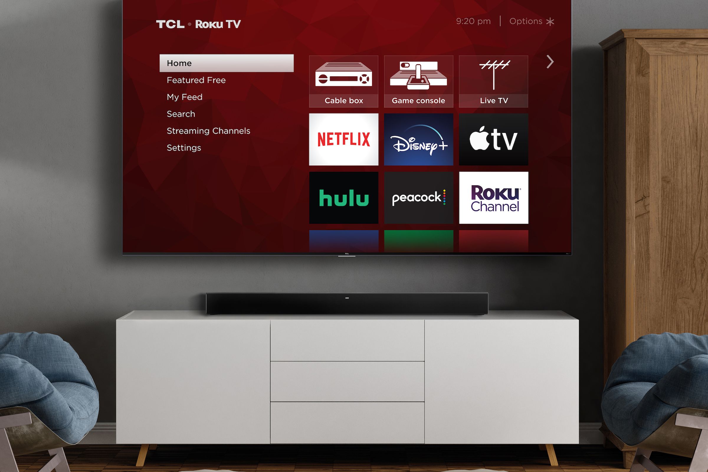 TCL’s Roku Wireless Soundbar with Roku TV Ready certification from this past October.