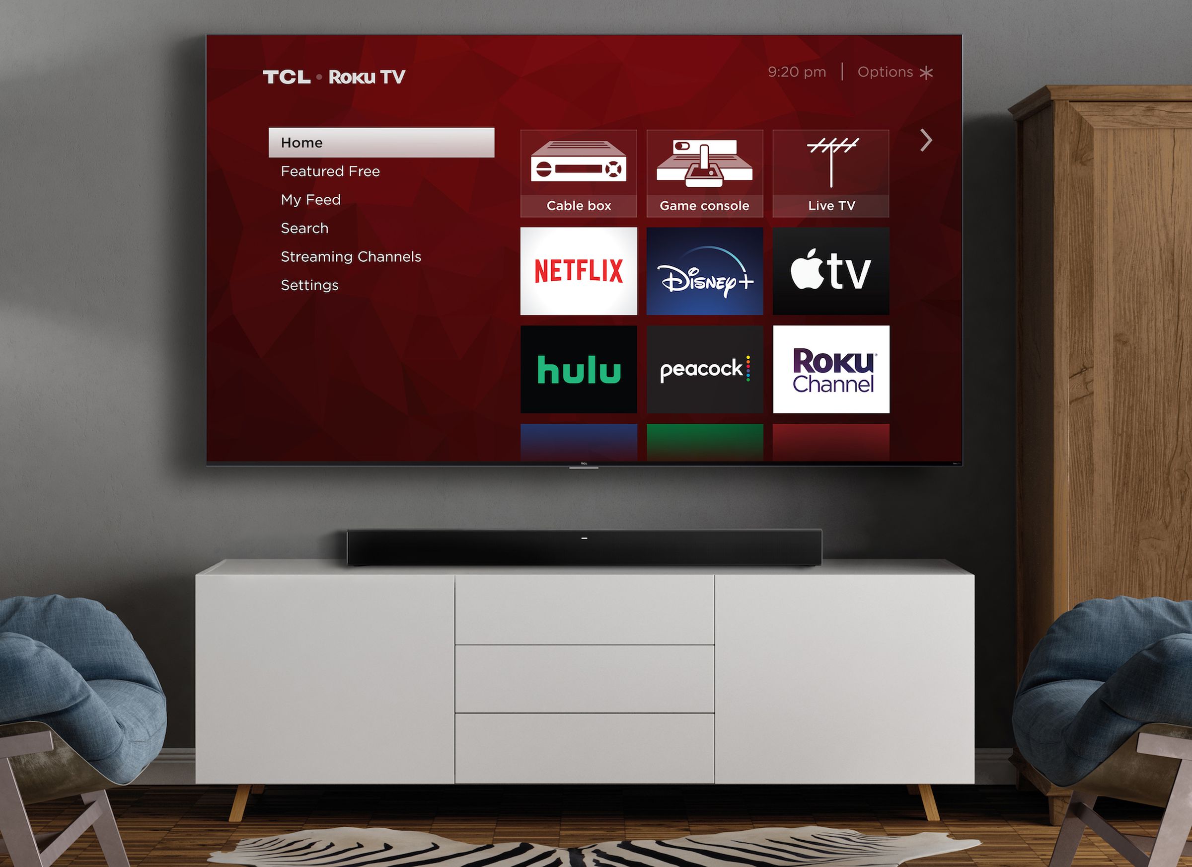 TCL is releasing a soundbar designed for Roku TVs.