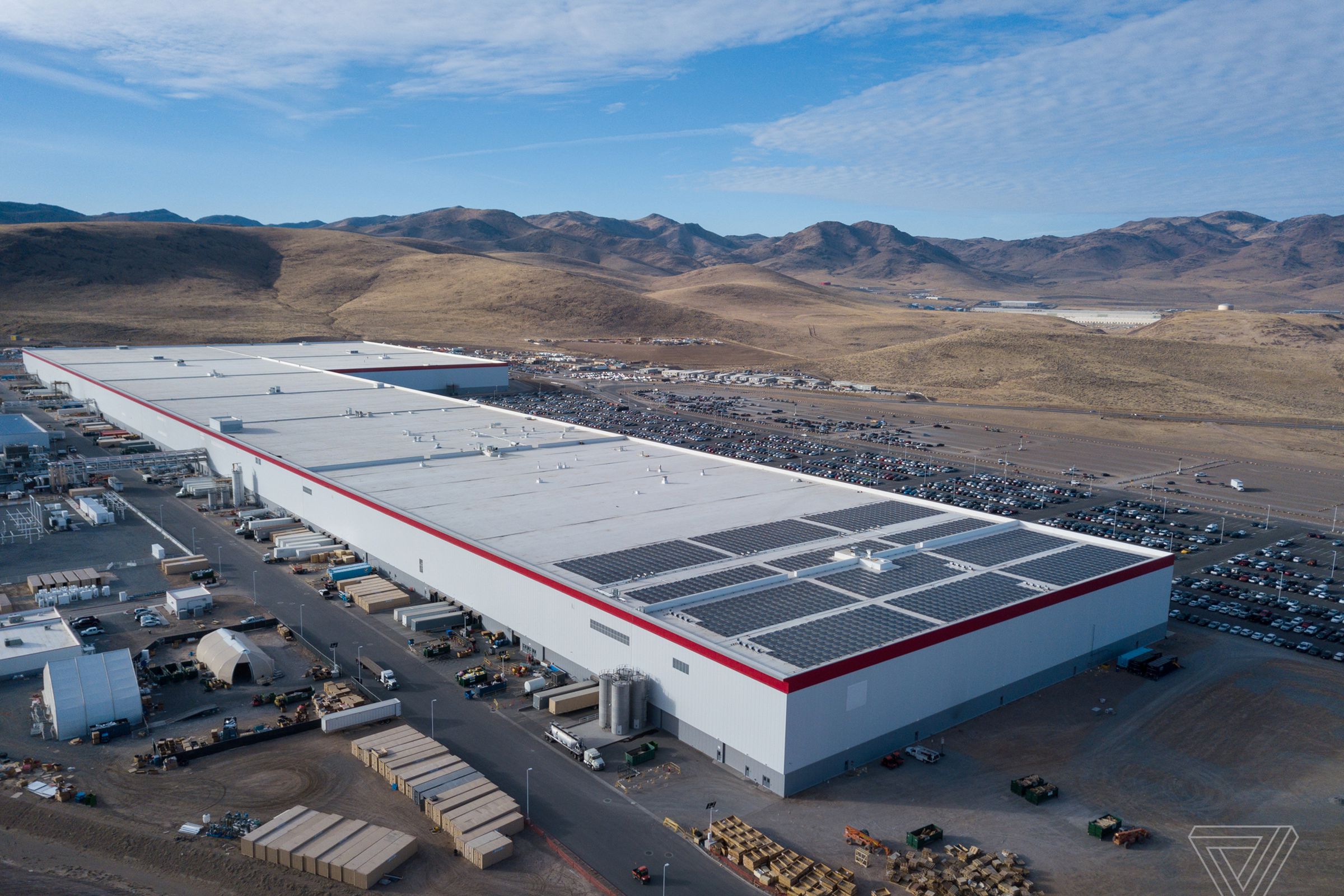 Tesla’s first Gigafactory outside Reno, Nevada.