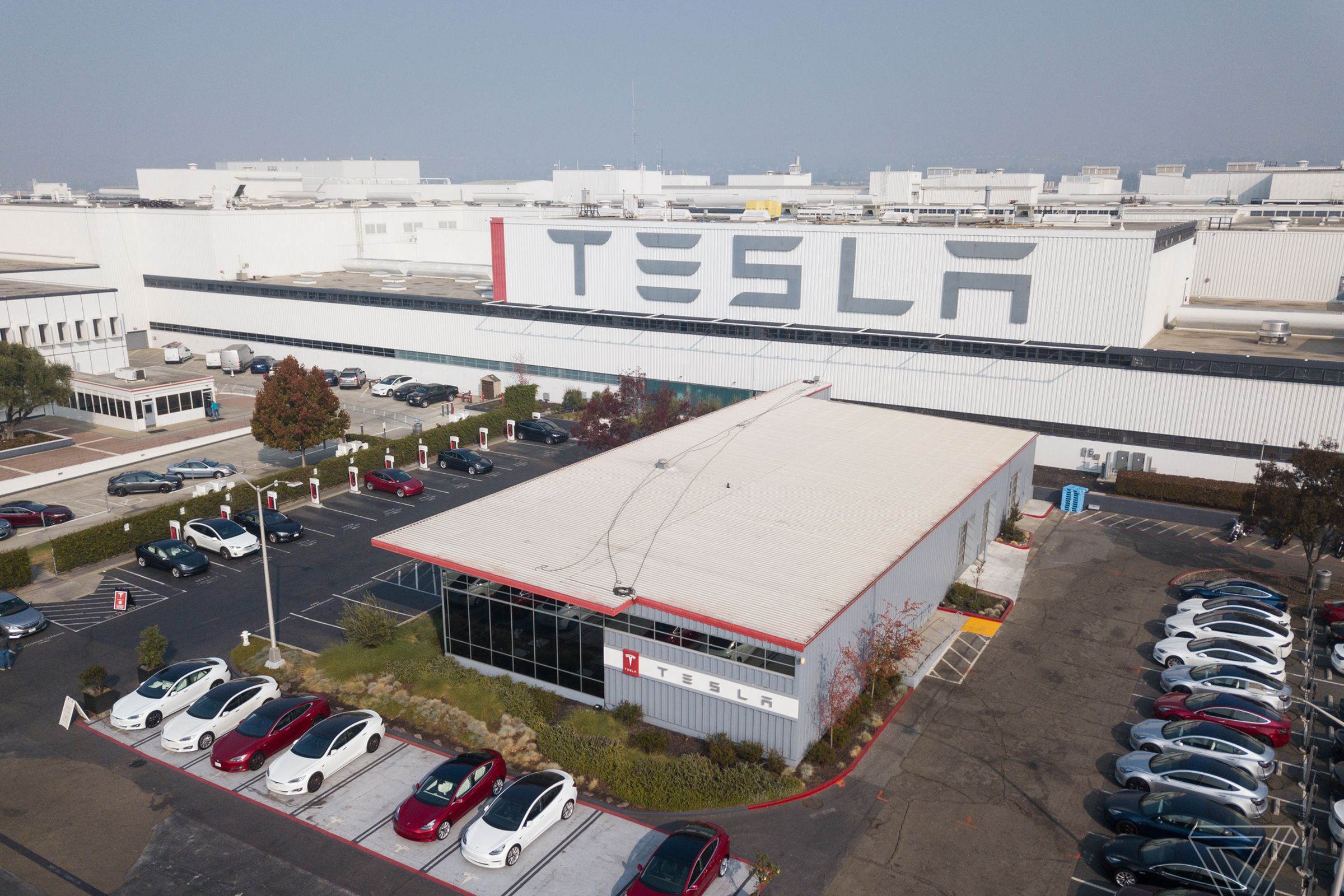 Tesla factory in Fremont, California