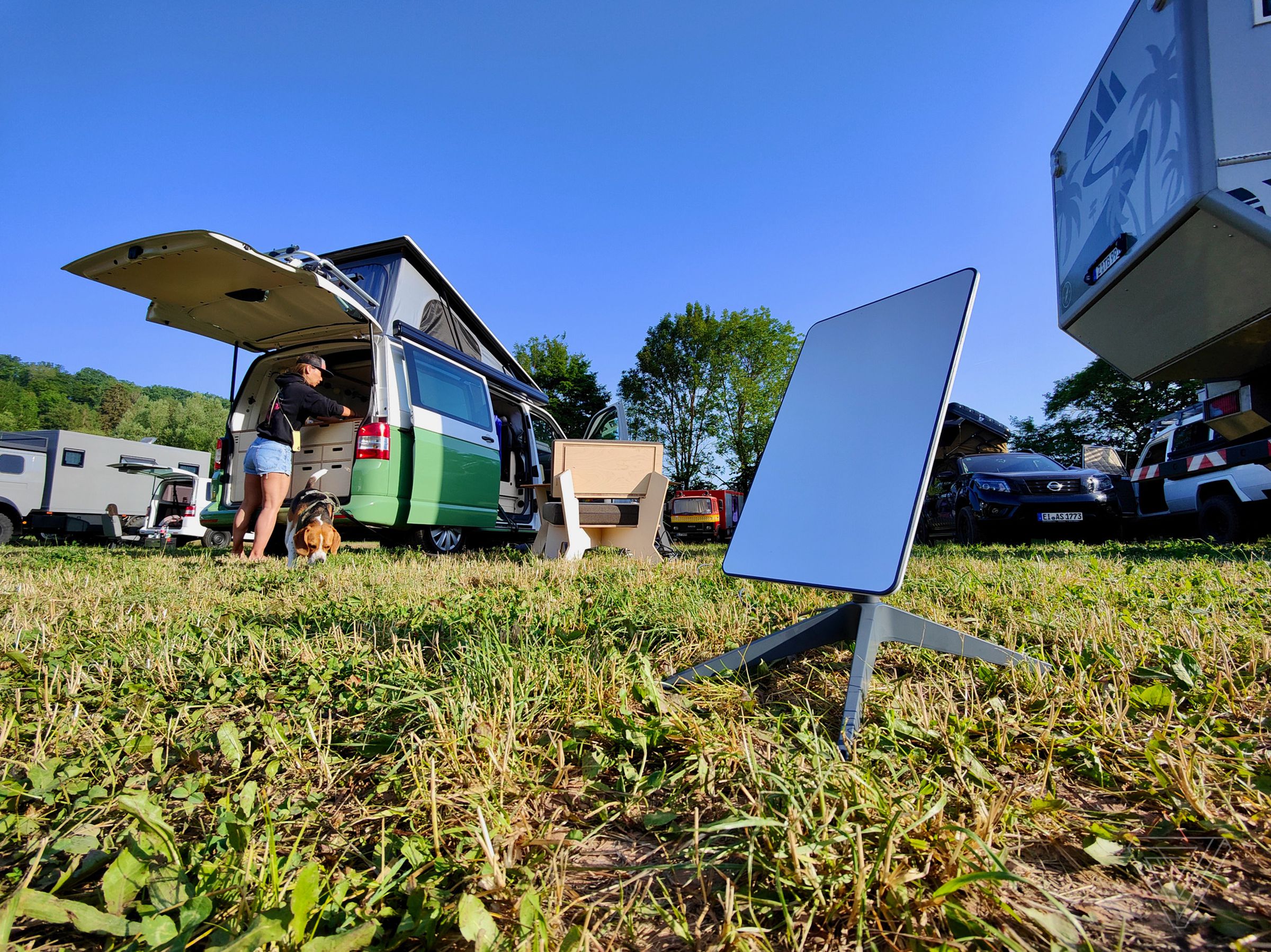 Starlink RV worked even when cell towers were overloaded at a weekend festival.