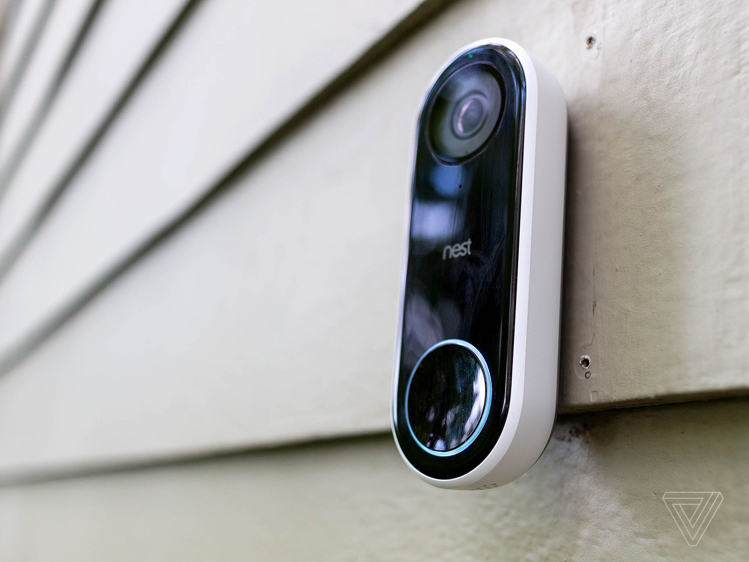 The Nest Hello is smaller than other doorbells, so don’t be surprised if there are a couple of holes leftover after installation.