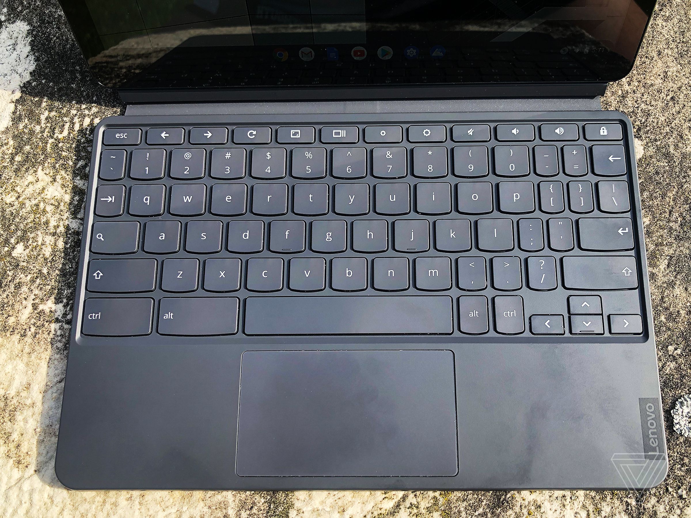 The Lenovo Chromebook Duet.