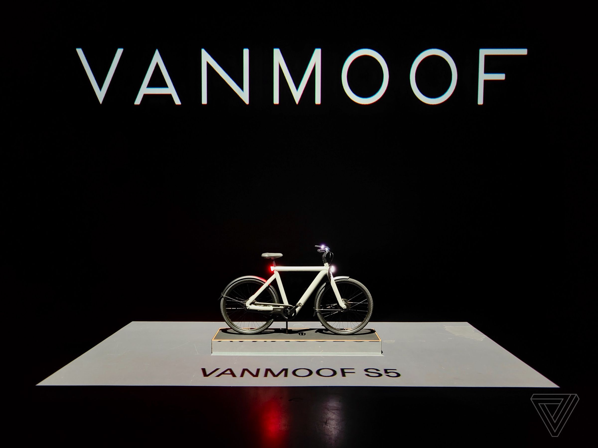 The VanMoof S5 revealed at a press event in Amsterdam last week.