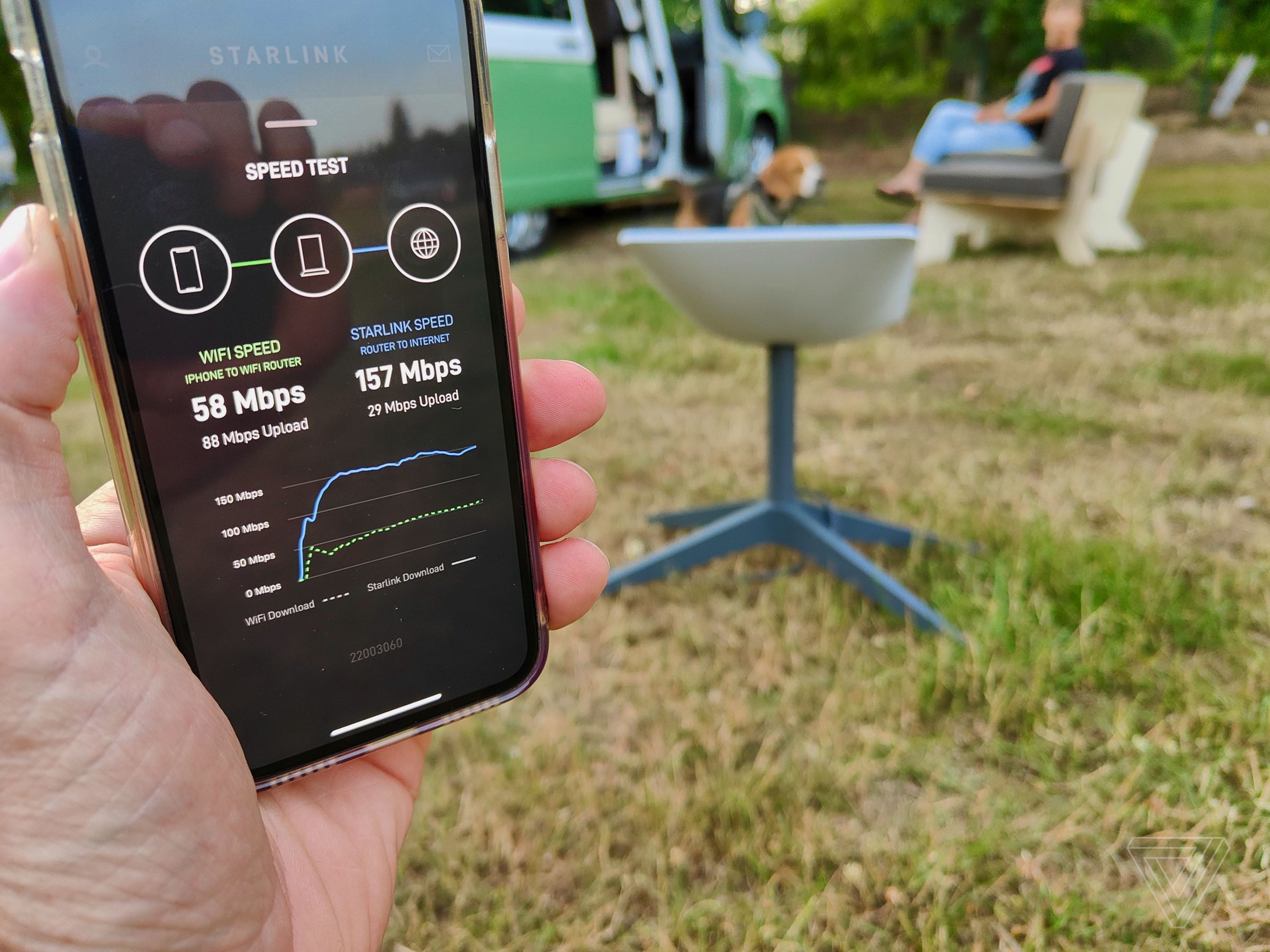 Starlink RV found internet where mobile data was slow or didn’t exist at all. 