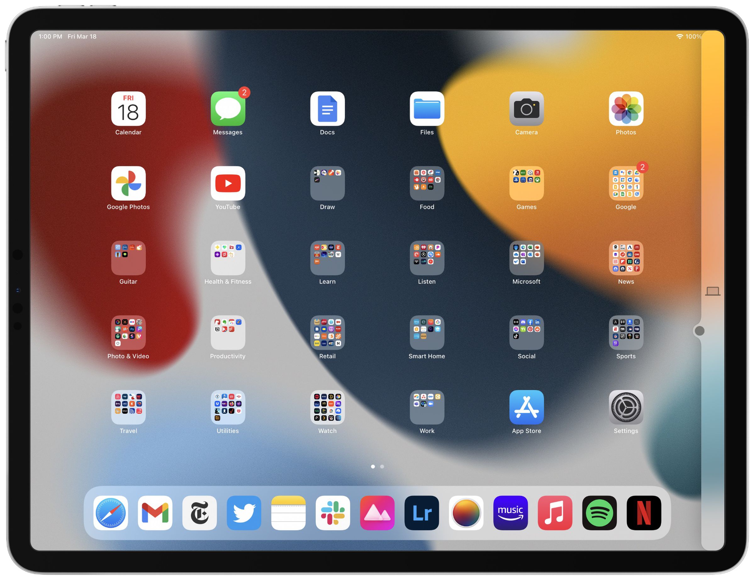 Keep pushing the mouse cursor “through” the iPad to activate Universal Control.